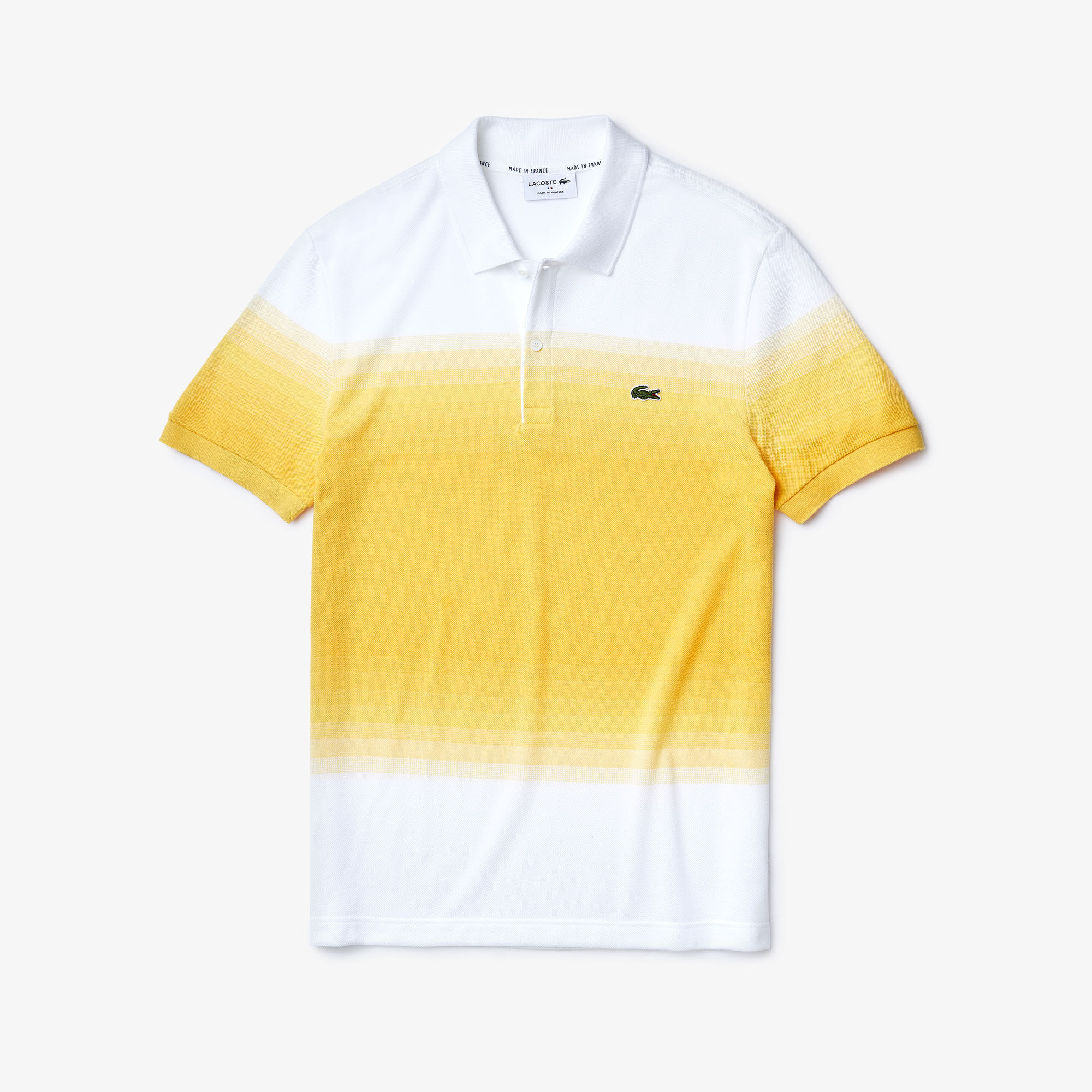 قميص بولو للرجال Lacoste من مجموعة Made in France قصة عادية من قطن البيكيه قميص بولو للرجال Lacoste من مجموعة Made in France قصة عادية من قطن البيكيه
