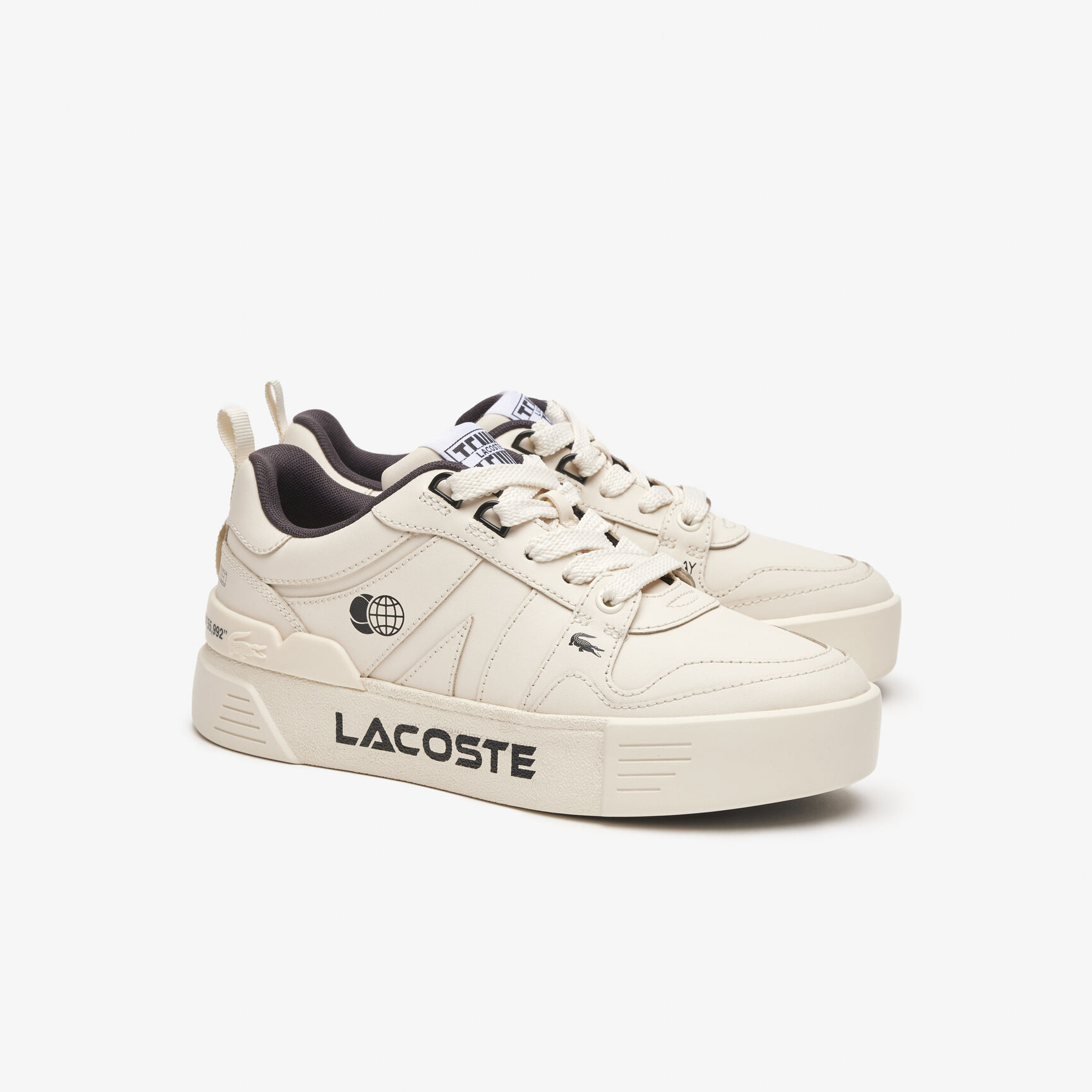 Women's Branded Leather L002 Trainers