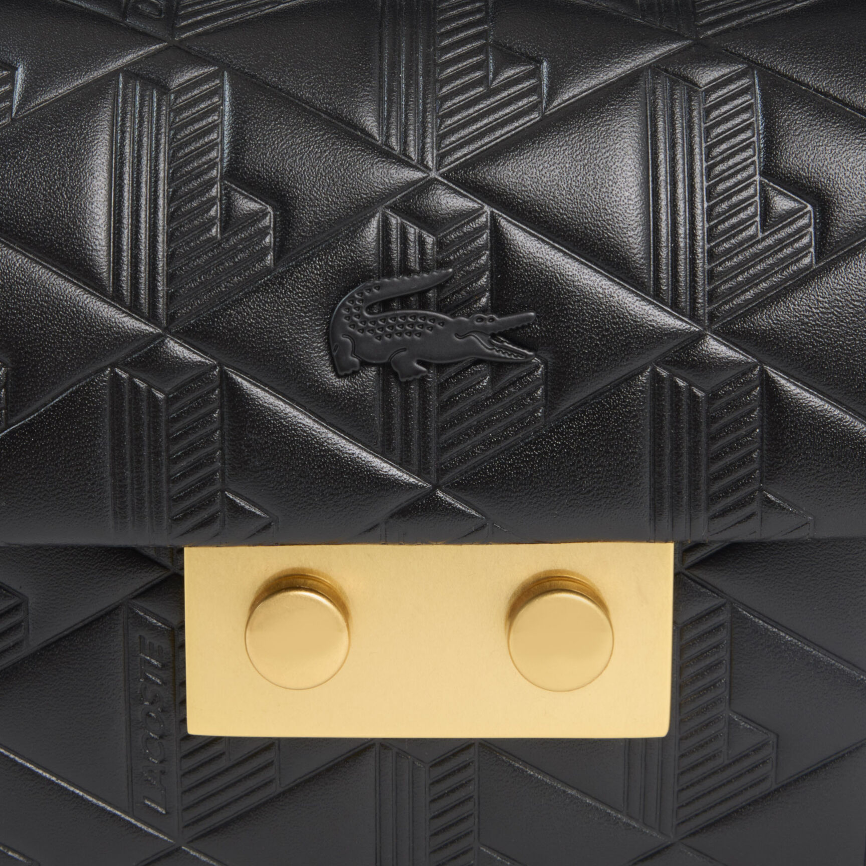 حقيبة كتف ماهيكي صغيرة من الجلد المنقوش 