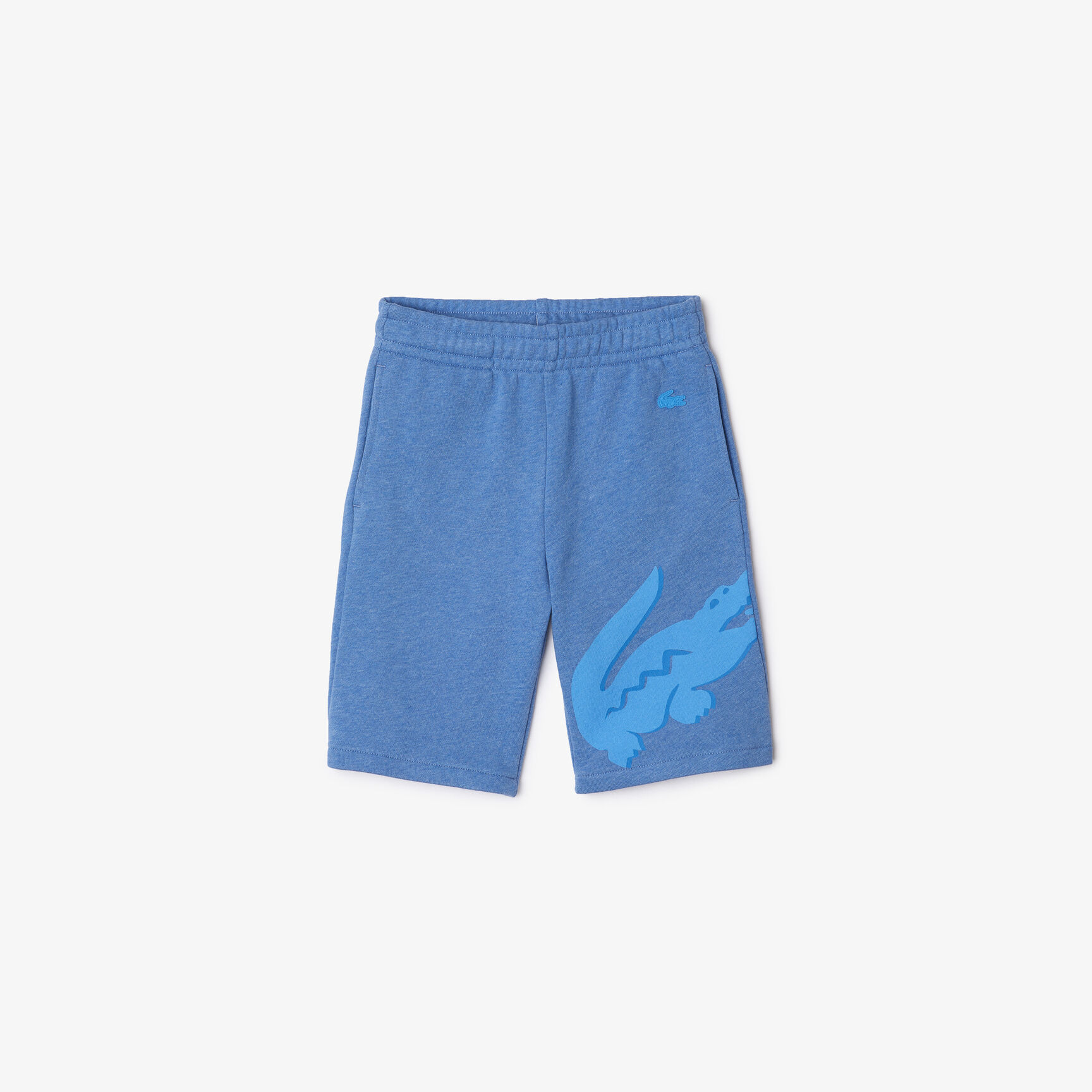 Boys' Oversized Crocodile Print Flecked Organic Cotton Shorts Boys' Oversized Crocodile Print Flecked Organic Cotton Shorts