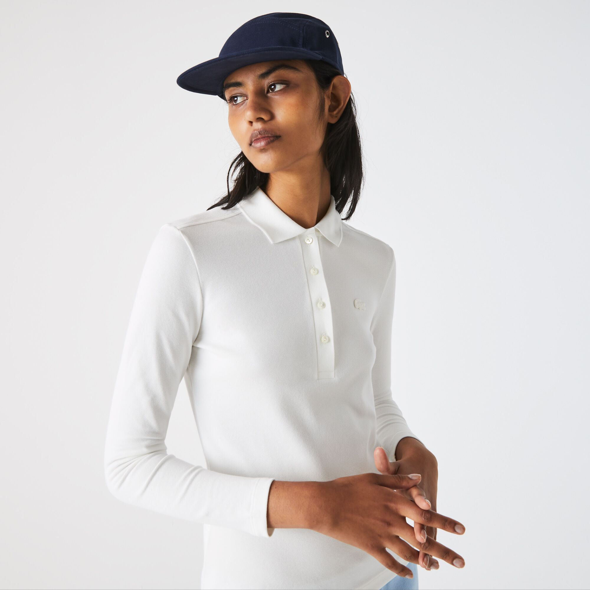 Buy Women s Slim fit Stretch Pique Lacoste Polo Shirt Lacoste QA