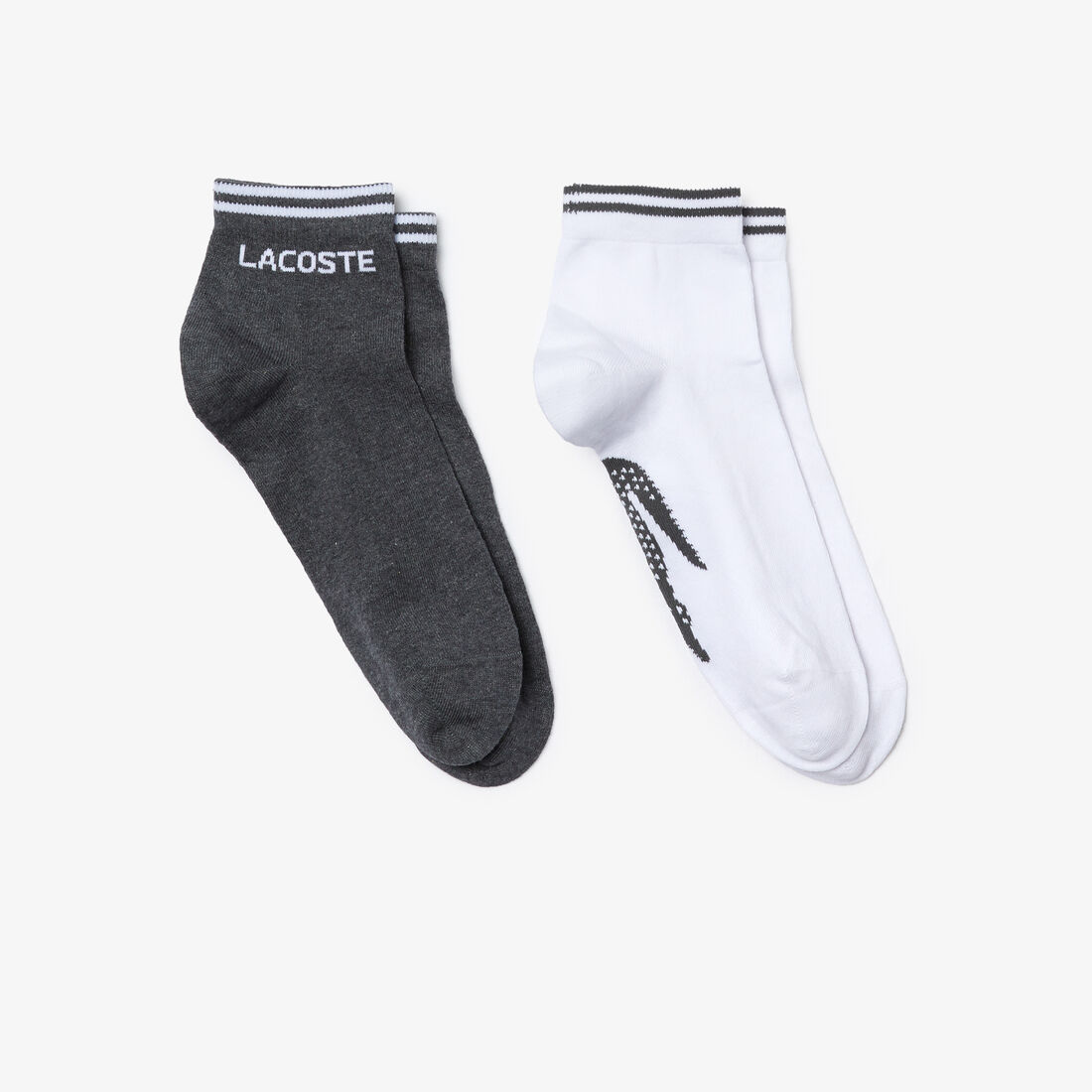 جوارب قطنية حزمة مزدوجة مجموعة Lacoste SPORT للرجال