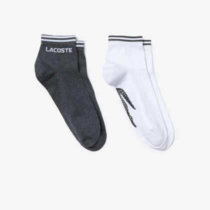 جوارب قطنية حزمة مزدوجة مجموعة Lacoste Sport للرجال