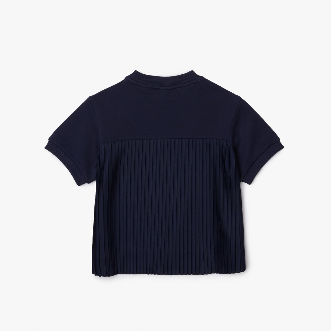 تيشيرت للاكوست صوف قطني بطيات في الخلف للبنات تيشيرت للاكوست صوف قطني بطيات في الخلف للبنات