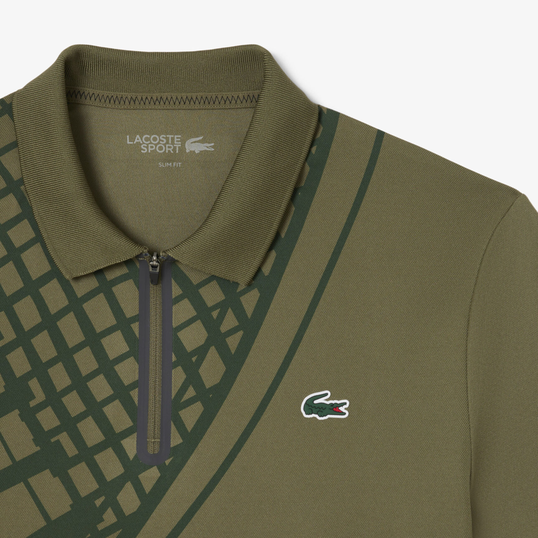 Ultra Dry Printed Slim Fit Tennis Polo Shirt