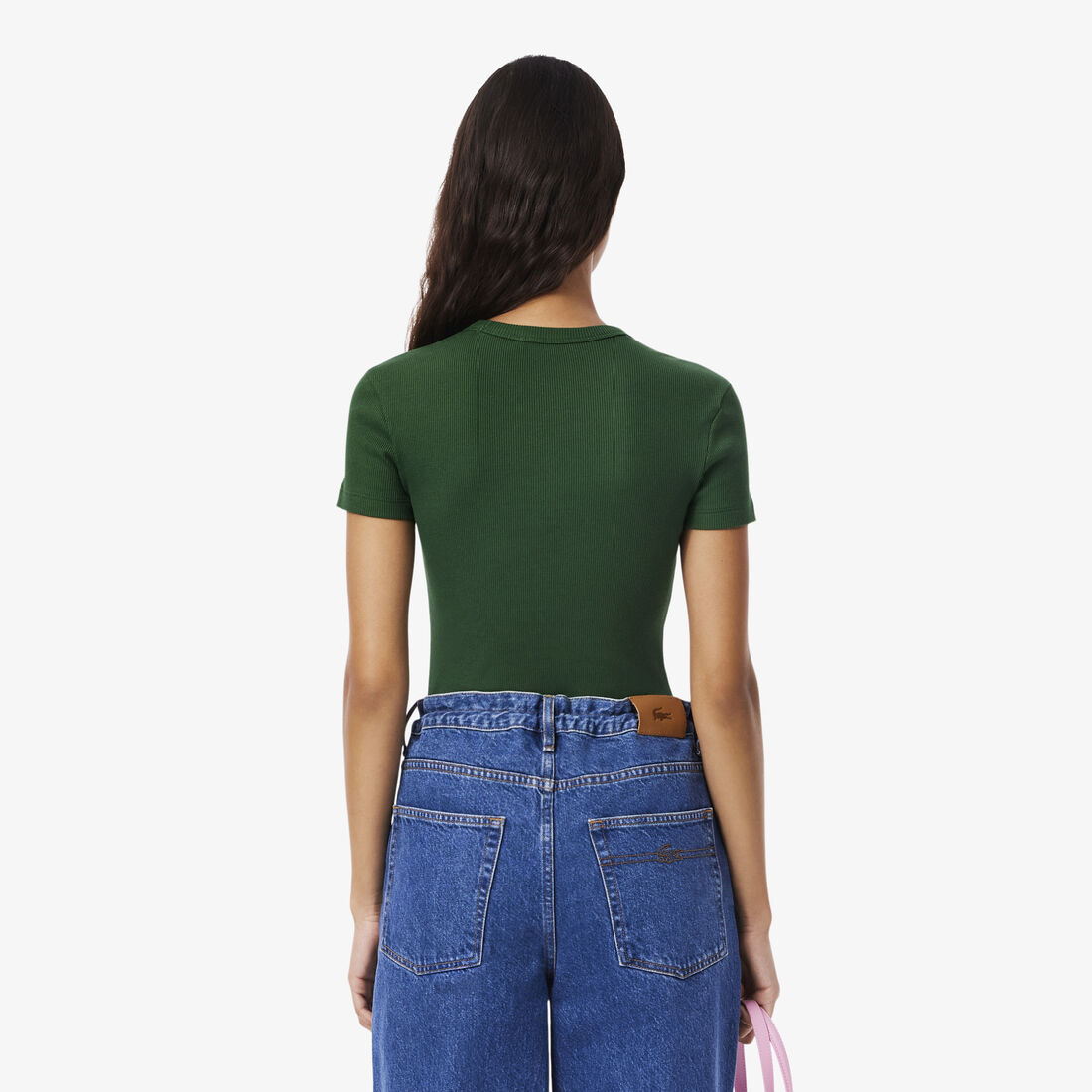 Slim Fit Ribbed Cotton T-shirt Slim Fit Ribbed Cotton T-shirt