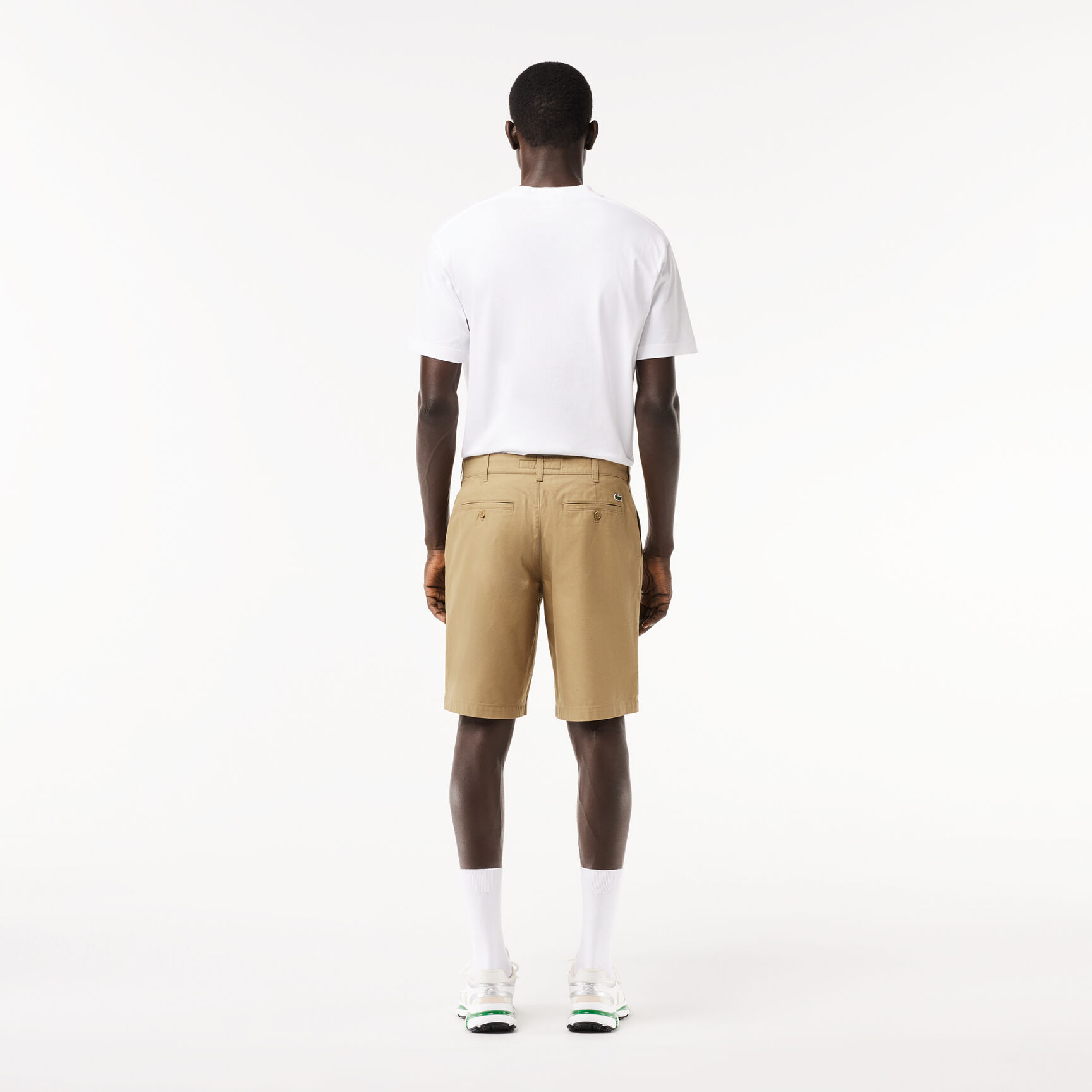 Cotton Gabardine Chino Bermuda Shorts