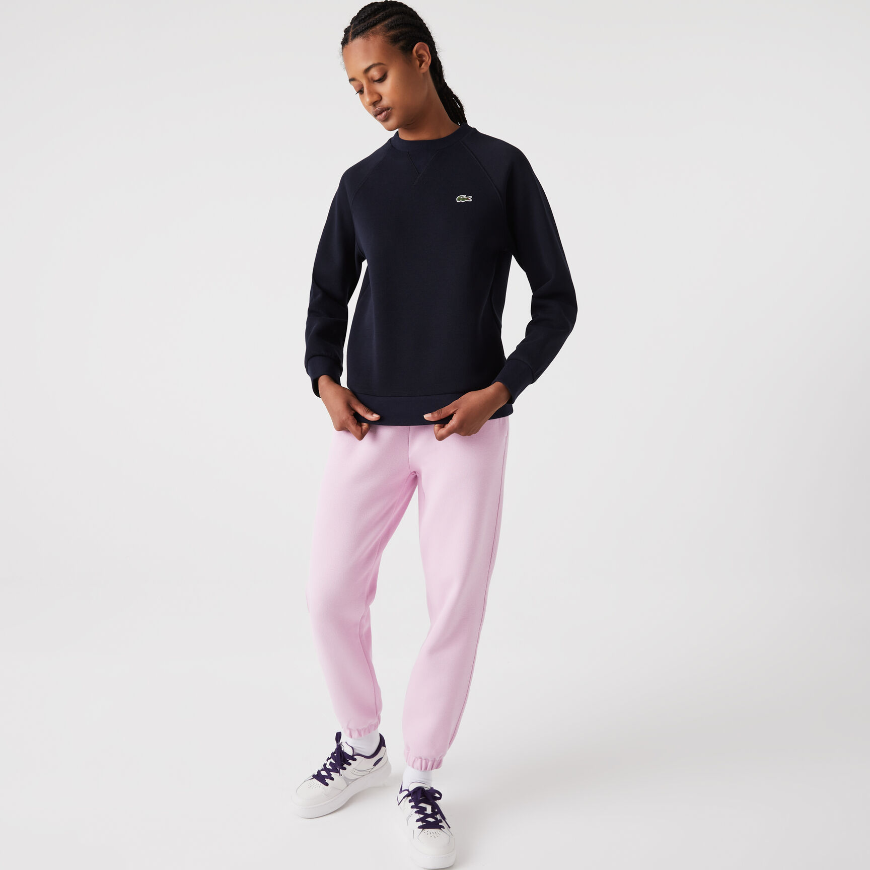 Women&rsquo;s Crew Neck Cotton Blend Sweatshirt