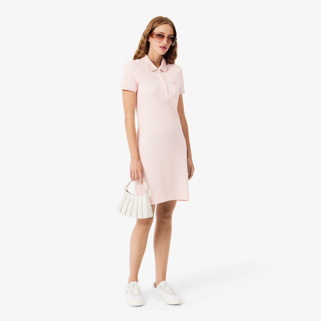 Slim Fit Stretch Petit Pique Polo Dress Slim Fit Stretch Petit Pique Polo Dress