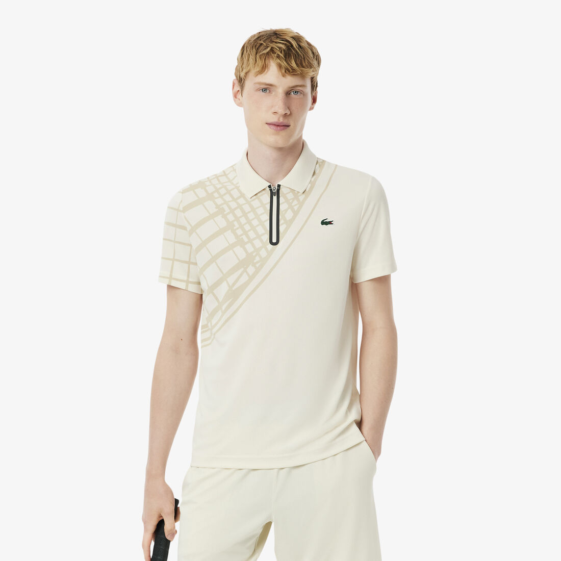 Ultra Dry Printed Slim Fit Tennis Polo Shirt