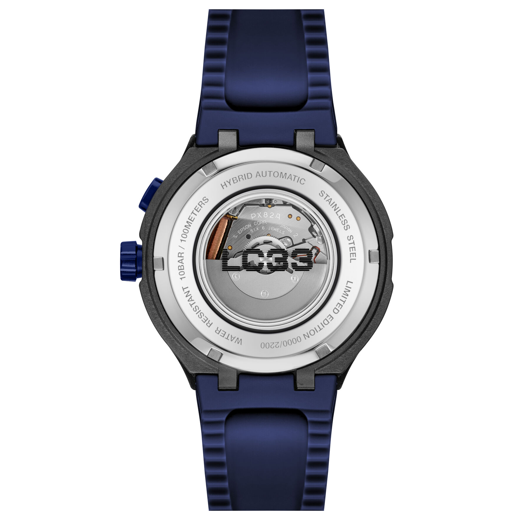 LC33 Blue Silicone Watch