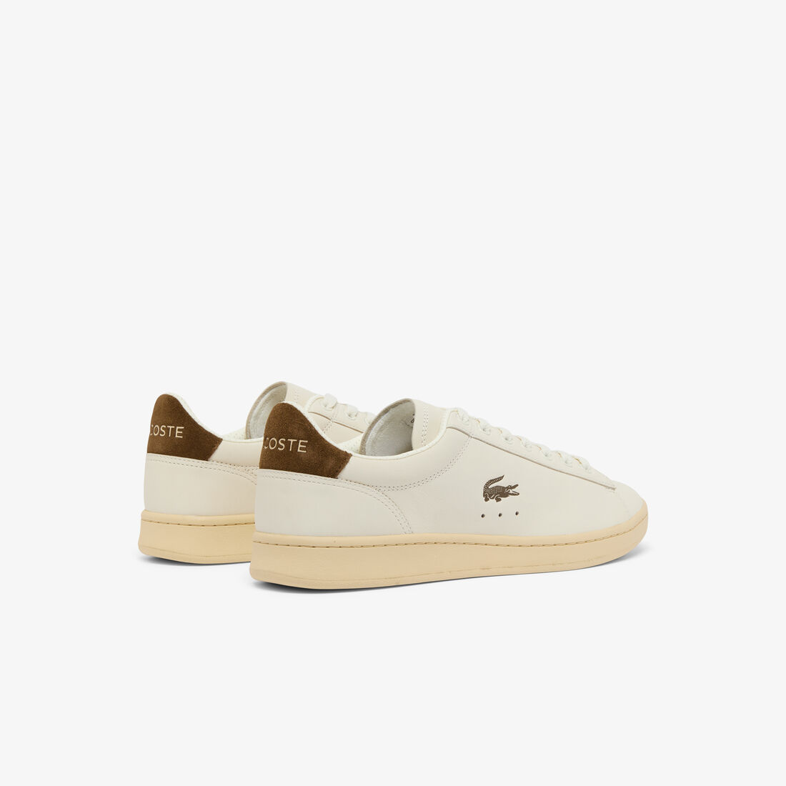 لاكوست men s carnaby set leather sneakers