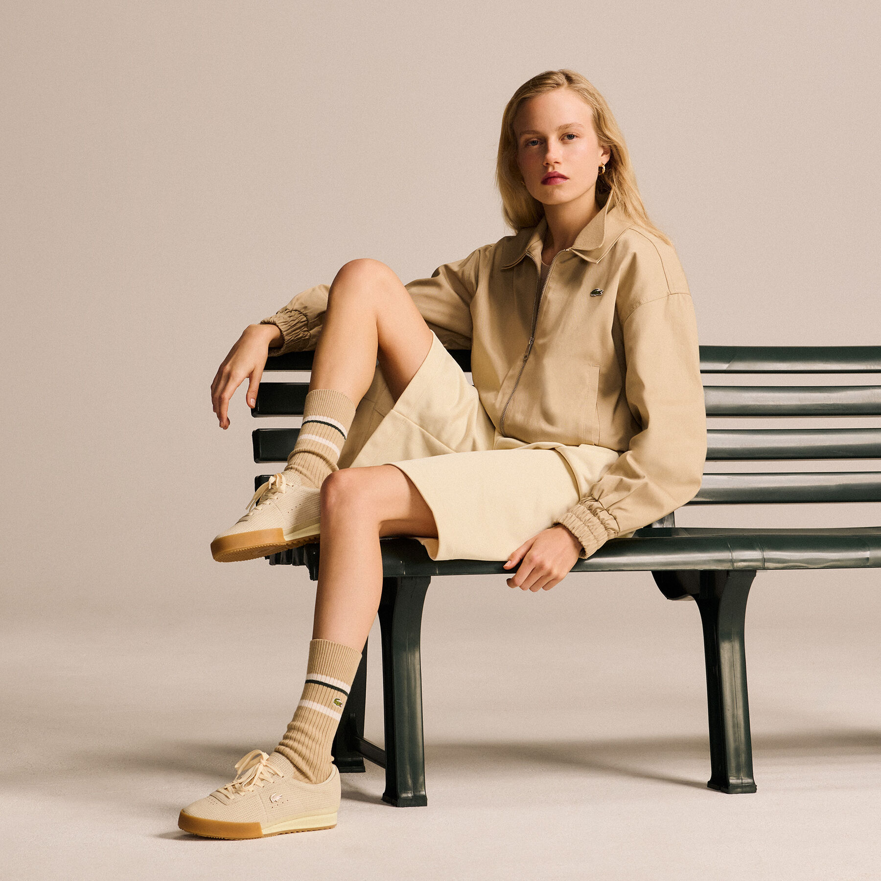 lacoste women s aura leather sneakers
