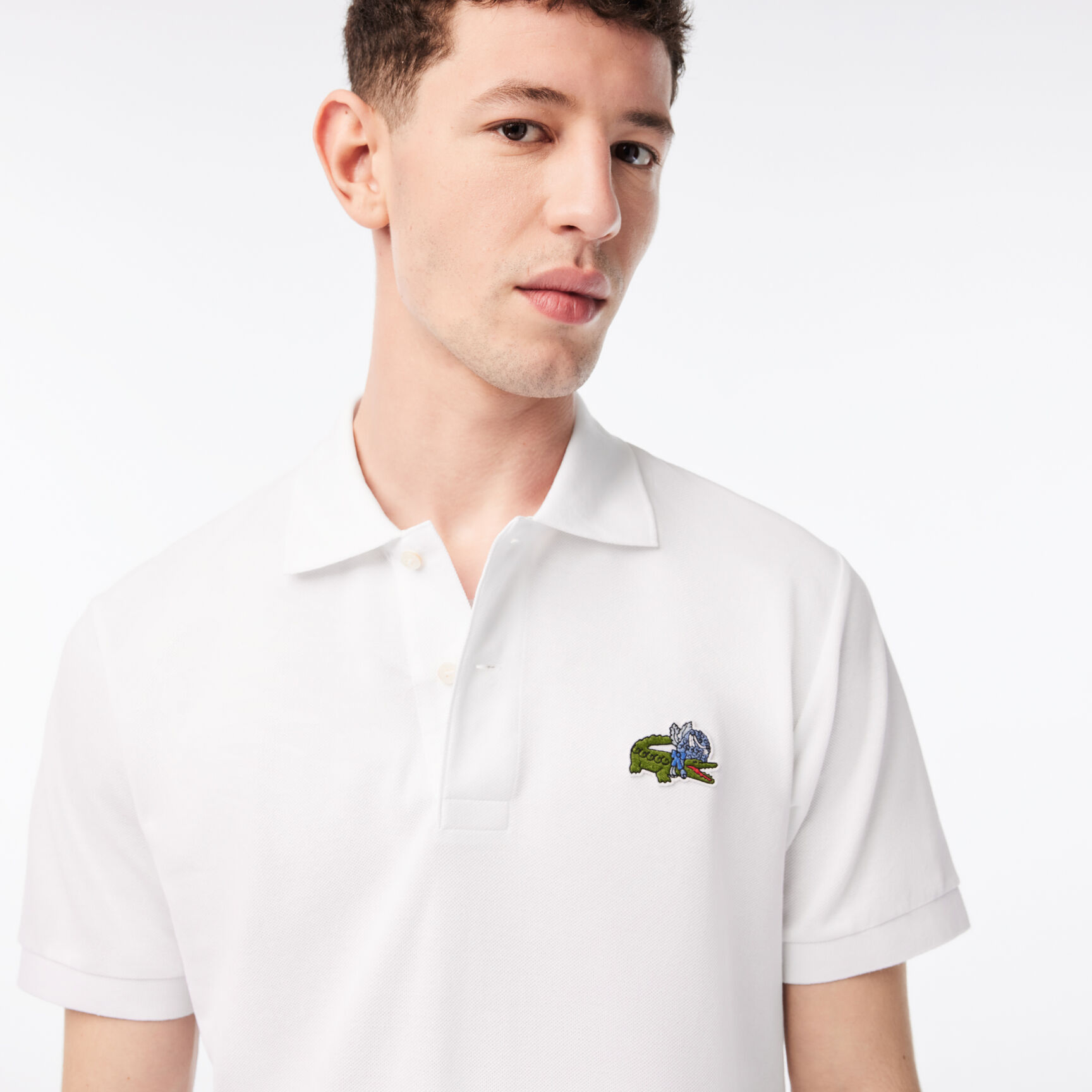 Men&rsquo;s Lacoste x Netflix Organic Cotton Polo Shirt