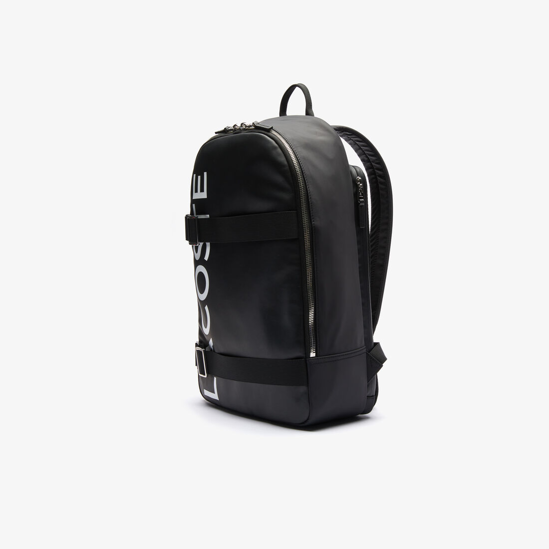 حقيبة ظهر بحزام مميزة بشعار العلامة التجارية مجموعة L.12.12 للرجال حقيبة ظهر بحزام مميزة بشعار العلامة التجارية مجموعة L.12.12 للرجال