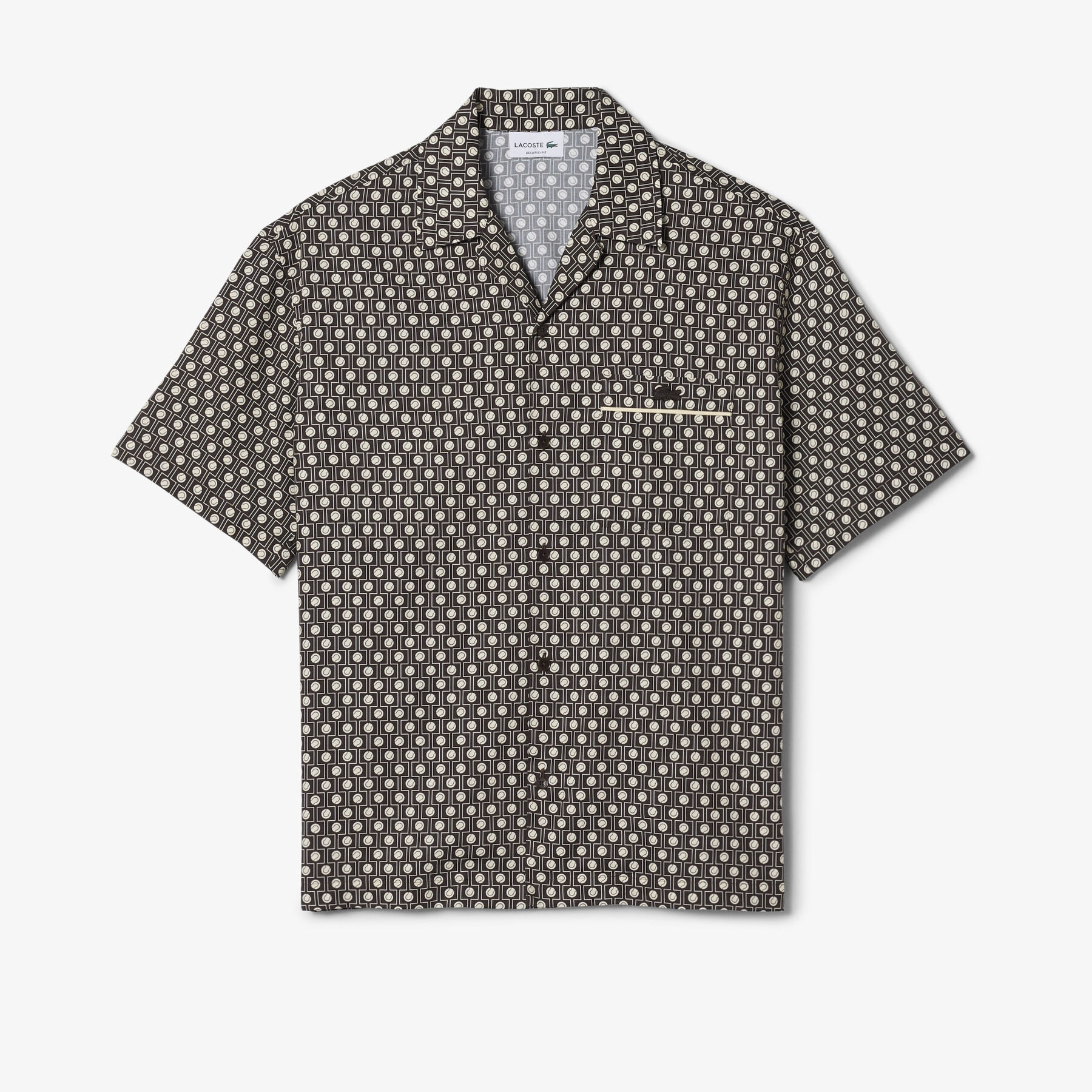 Relaxed Fit Short Sleeved Shirt lacoste relaxed fit short sleeved shirt