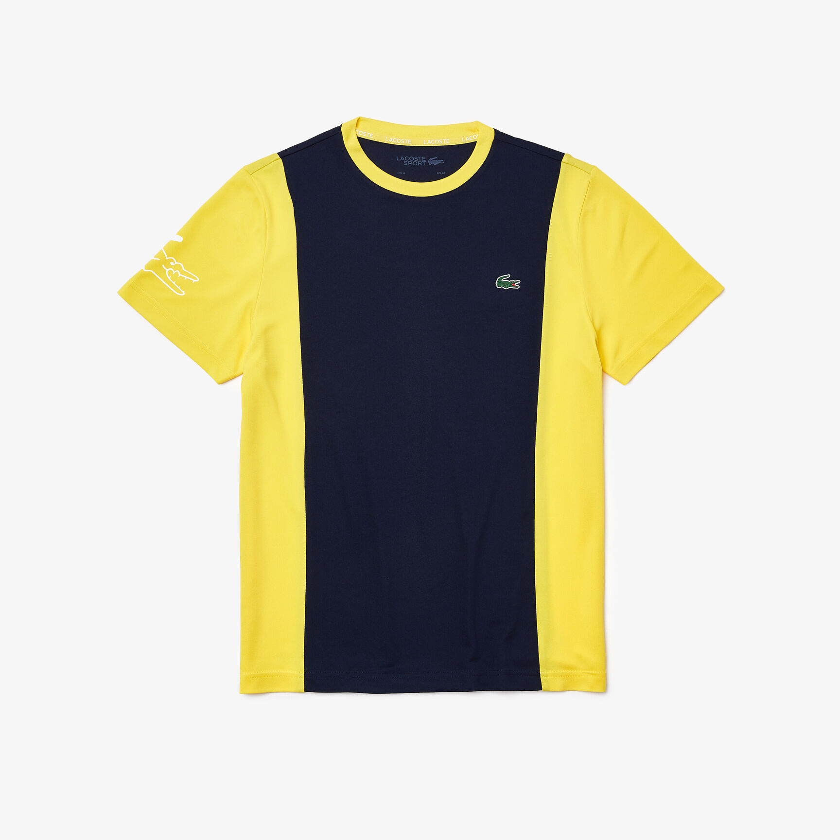 Men’s Lacoste SPORT Breathable Resistant Bicolor T-shirt Men’s Lacoste SPORT Breathable Resistant Bicolor T-shirt