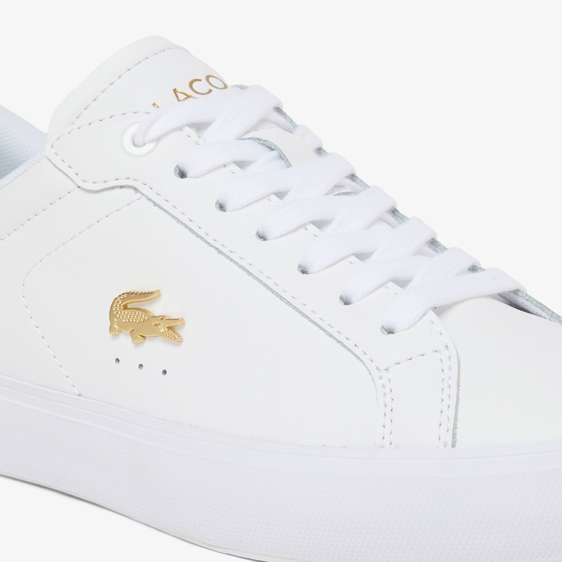 Women's Powercourt Leather Sneakers lacoste women s powercourt leather sneakers