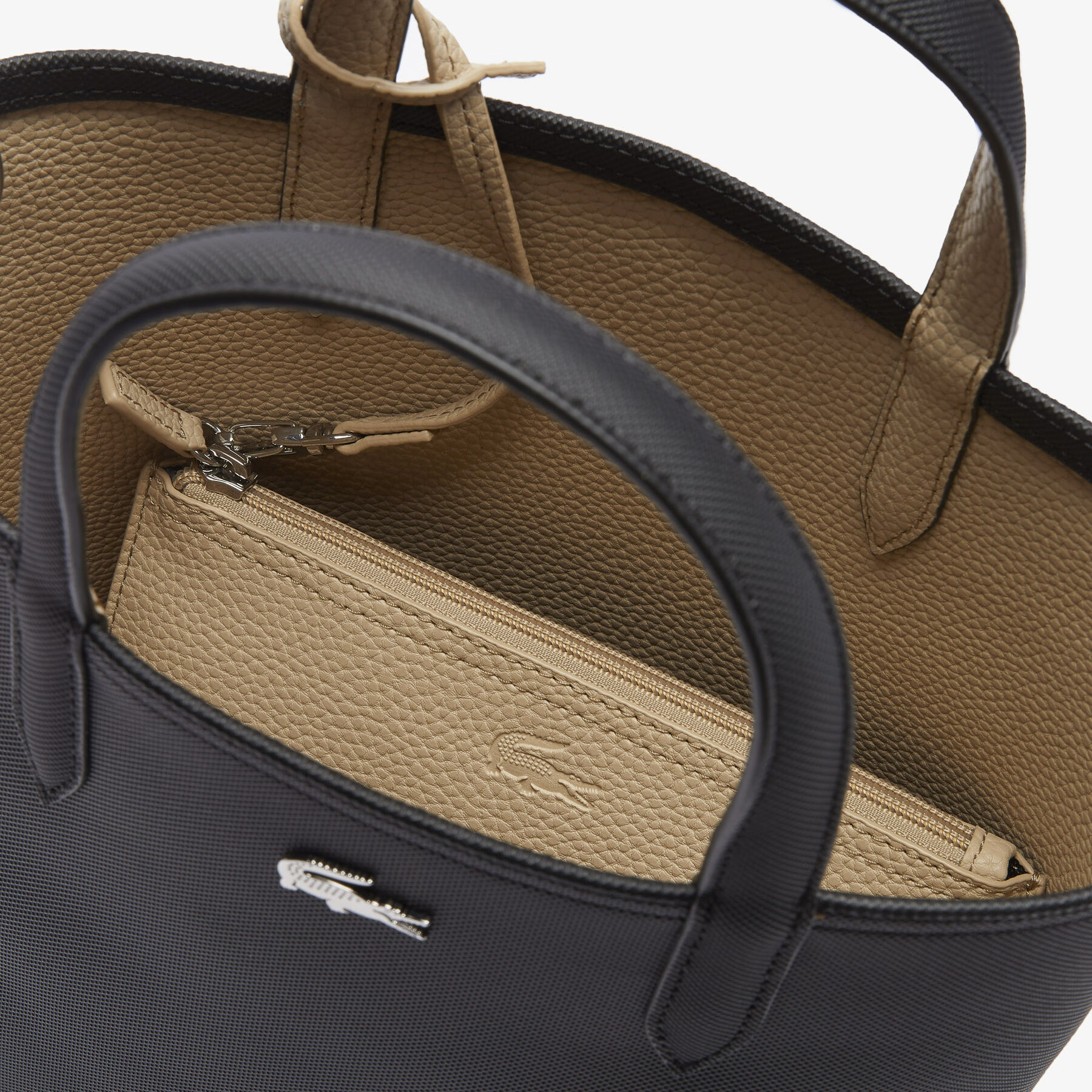 lacoste anna vertical reversible tote