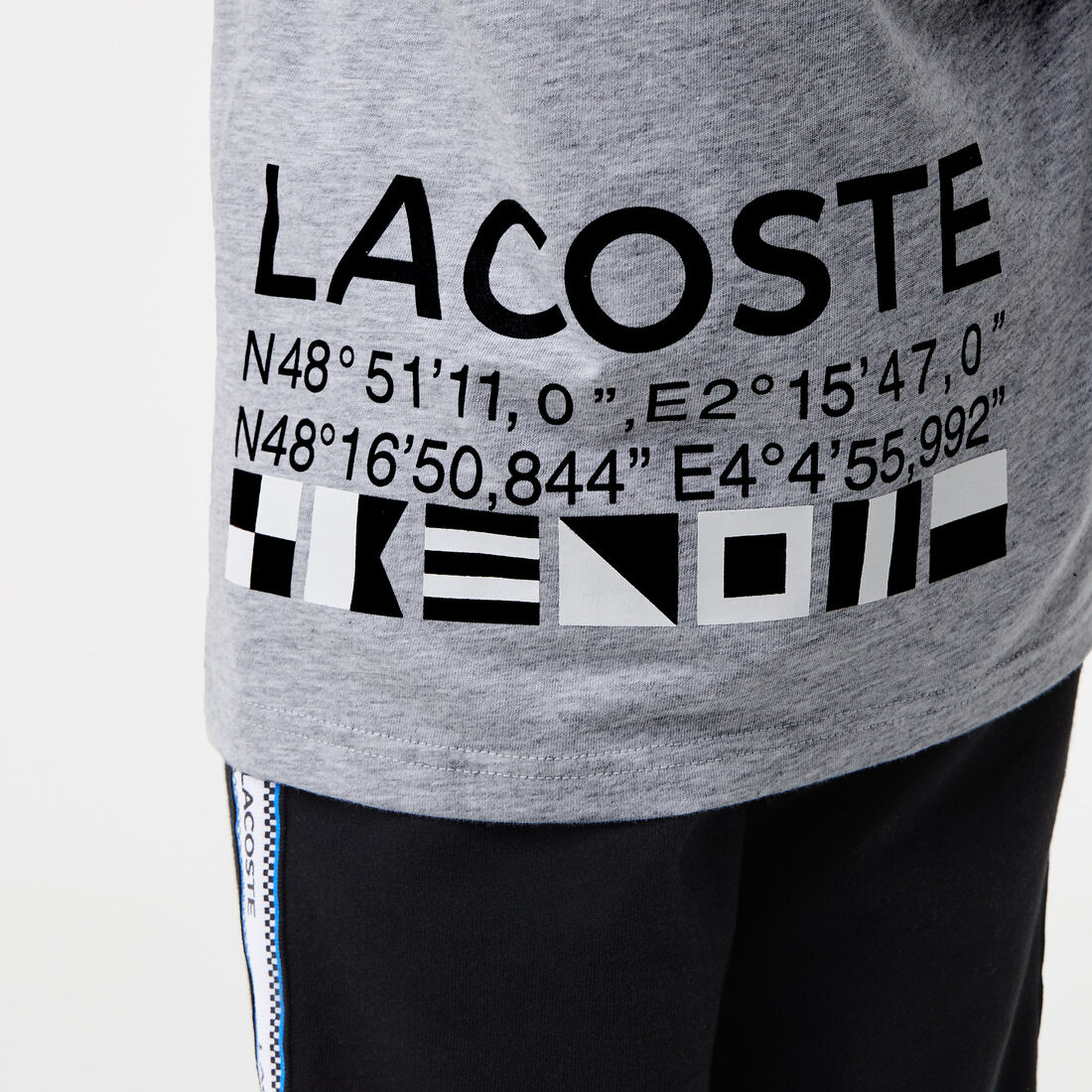 Kids' Lacoste Oversised Nautical Style T-shirt Kids' Lacoste Oversised Nautical Style T-shirt