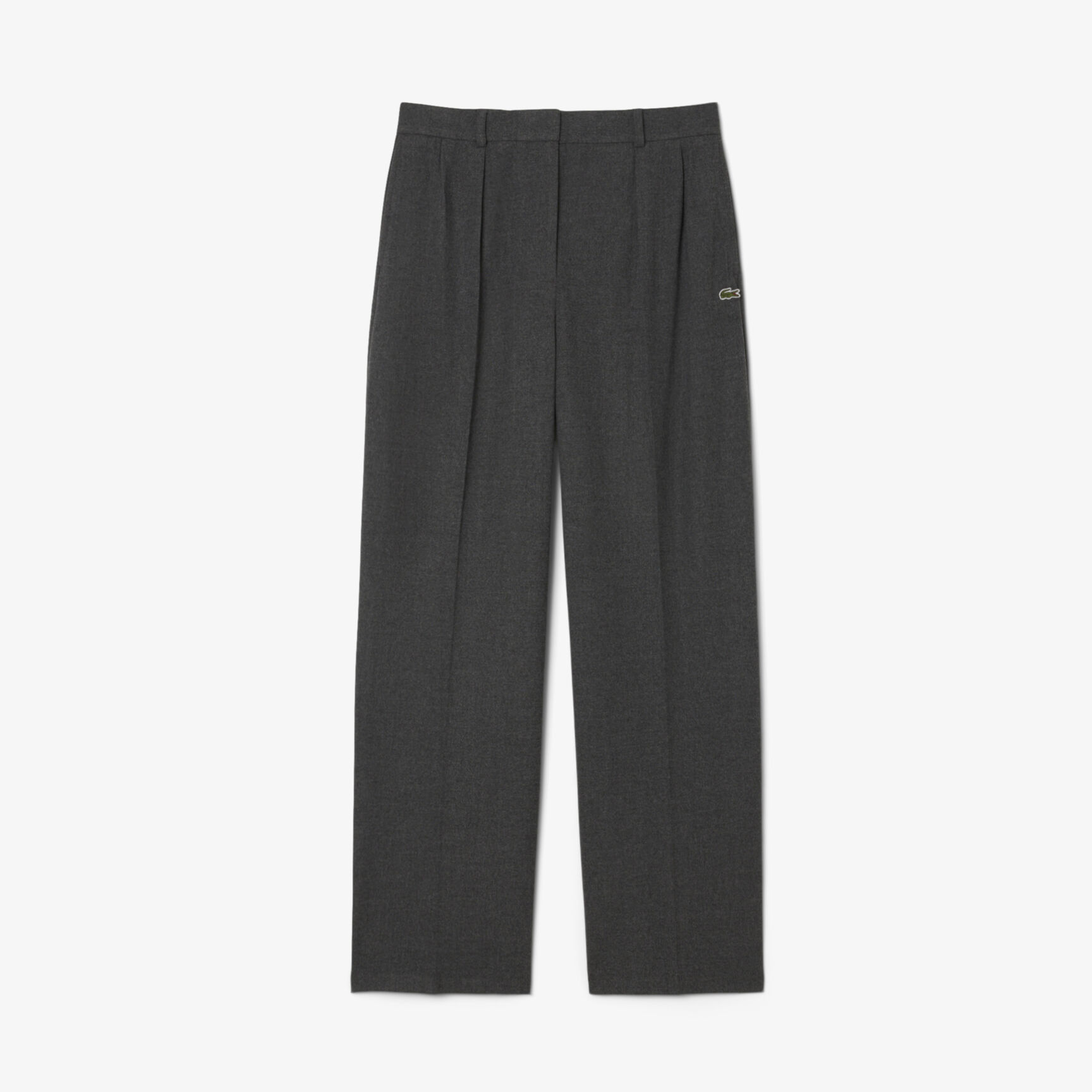 Oversized Pleated Flannel Pants