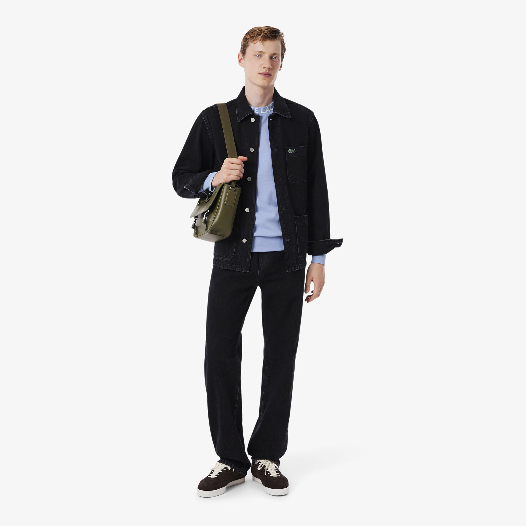 Jacquard Branded Jersey Sweatshirt lacoste jacquard branded jersey sweatshirt