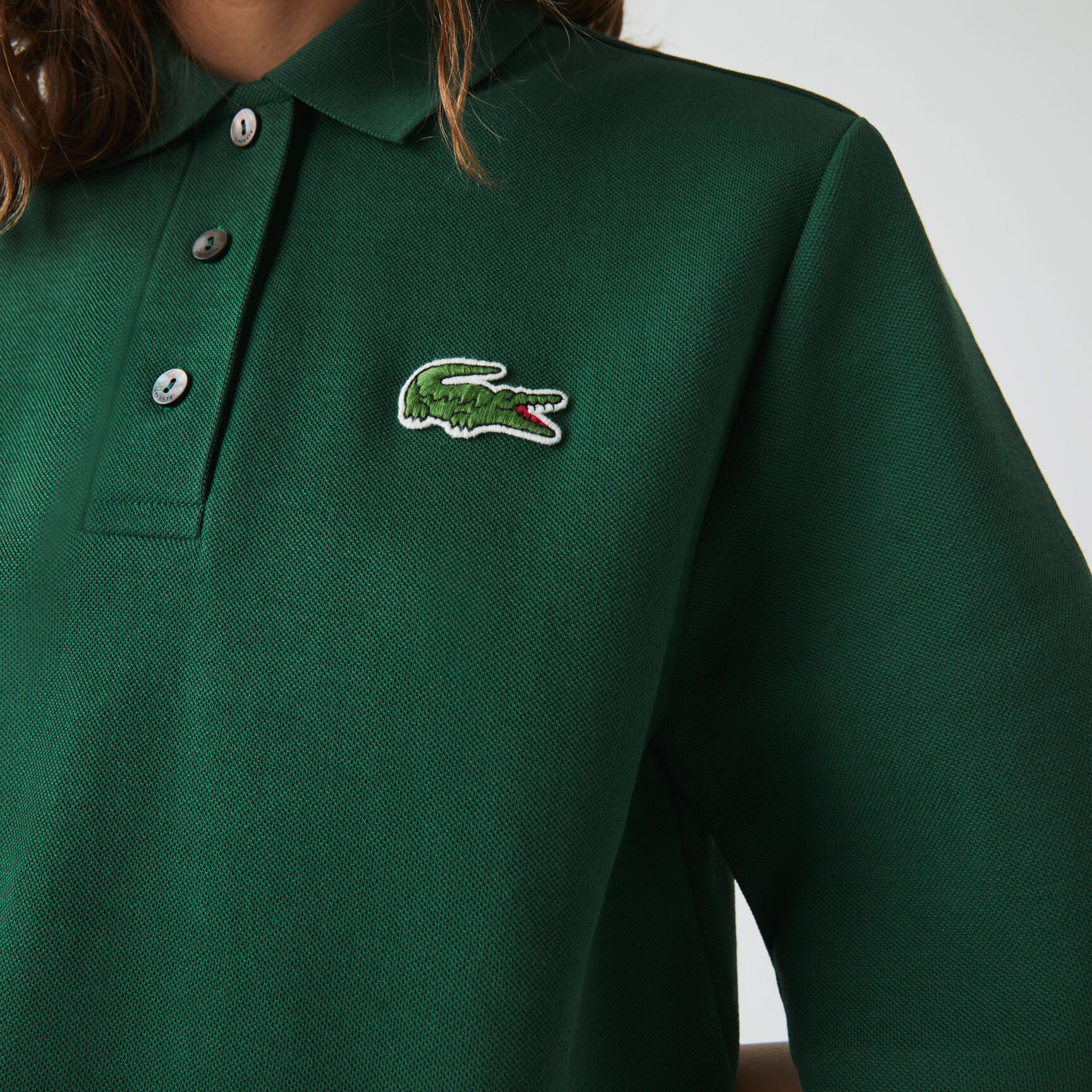 فستان بولو بيكيه قطن مطاطي للنساء فستان بولو بيكيه قطن مطاطي للنساء