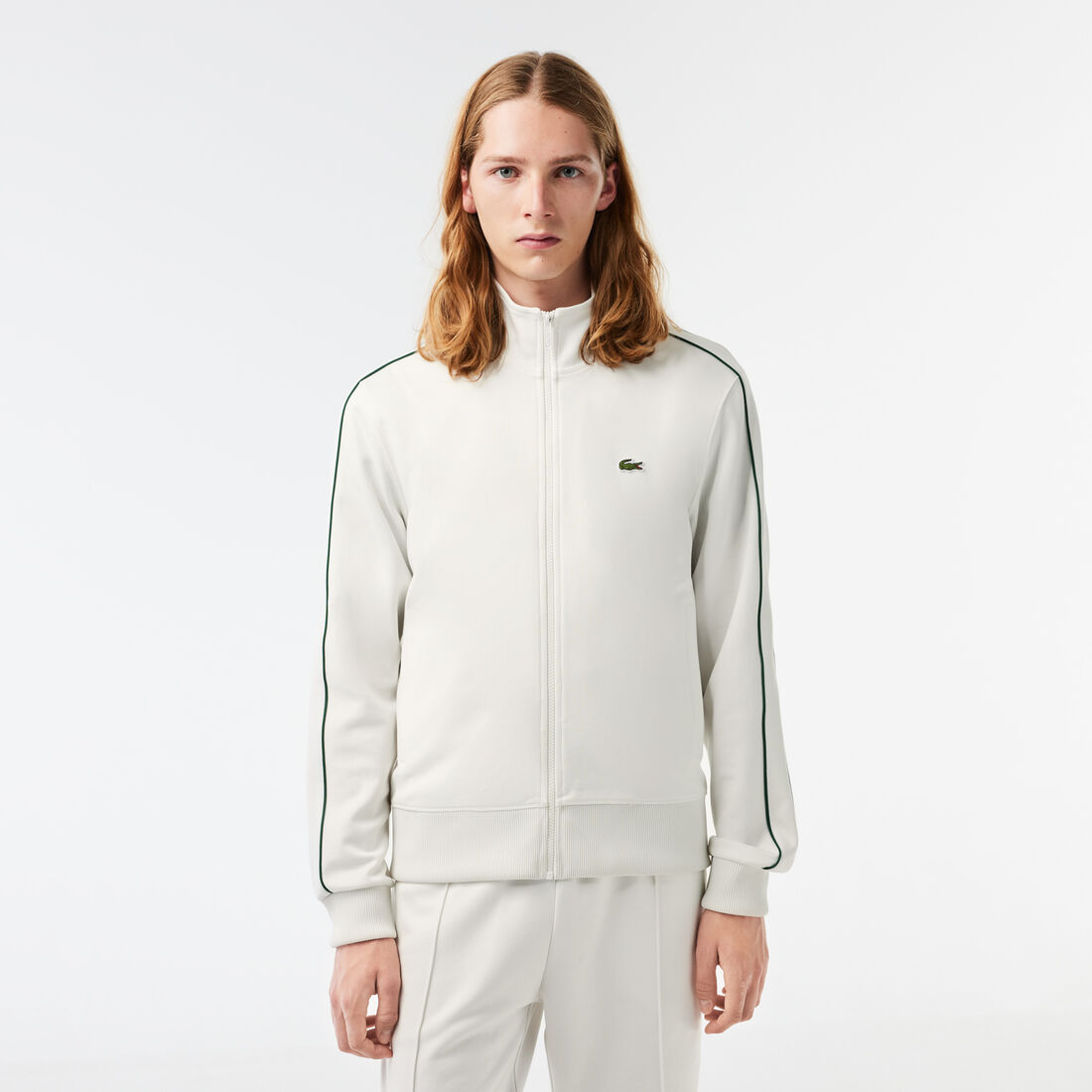 Paris Pique Zip Front Track Jacket