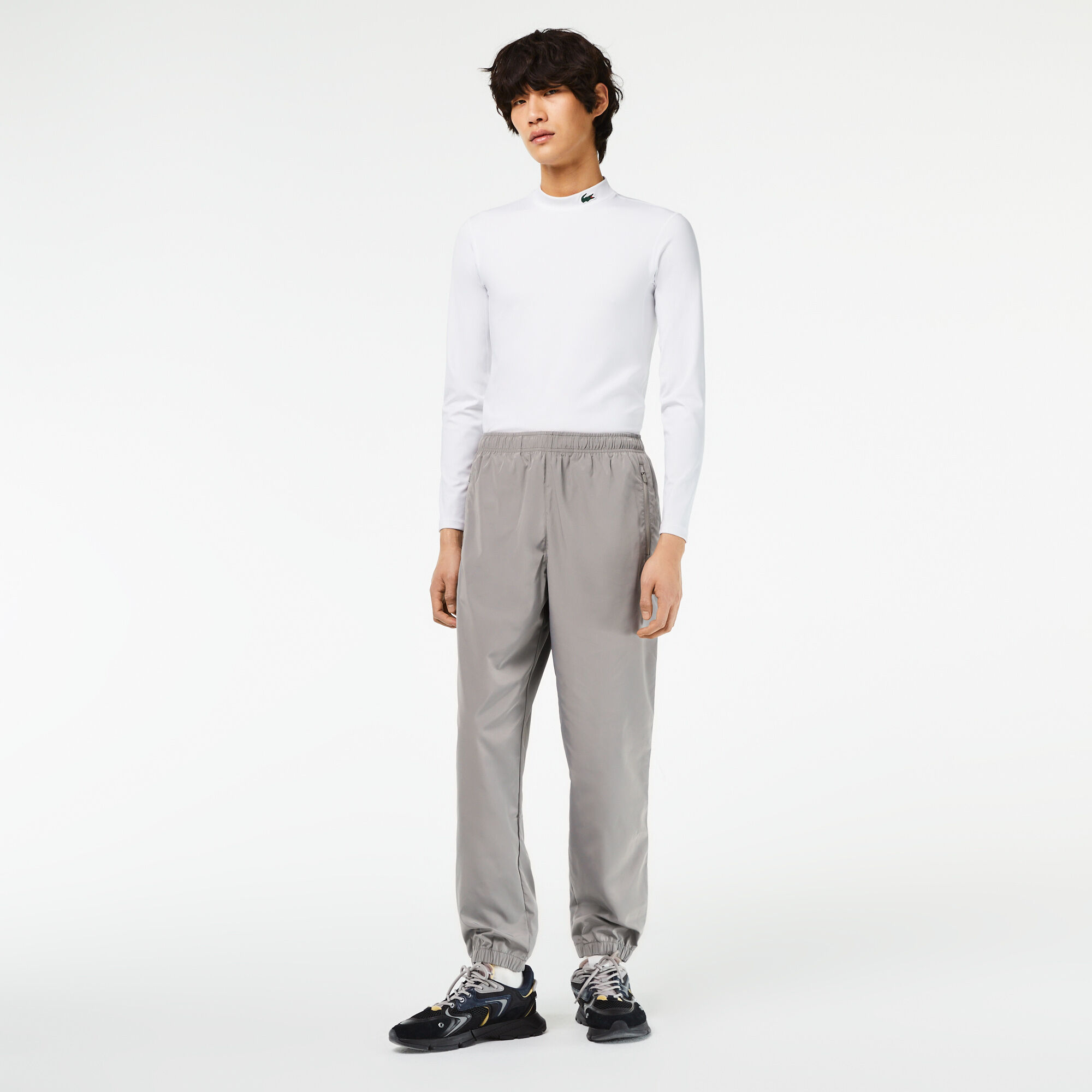 Lacoste track pants grey cheap