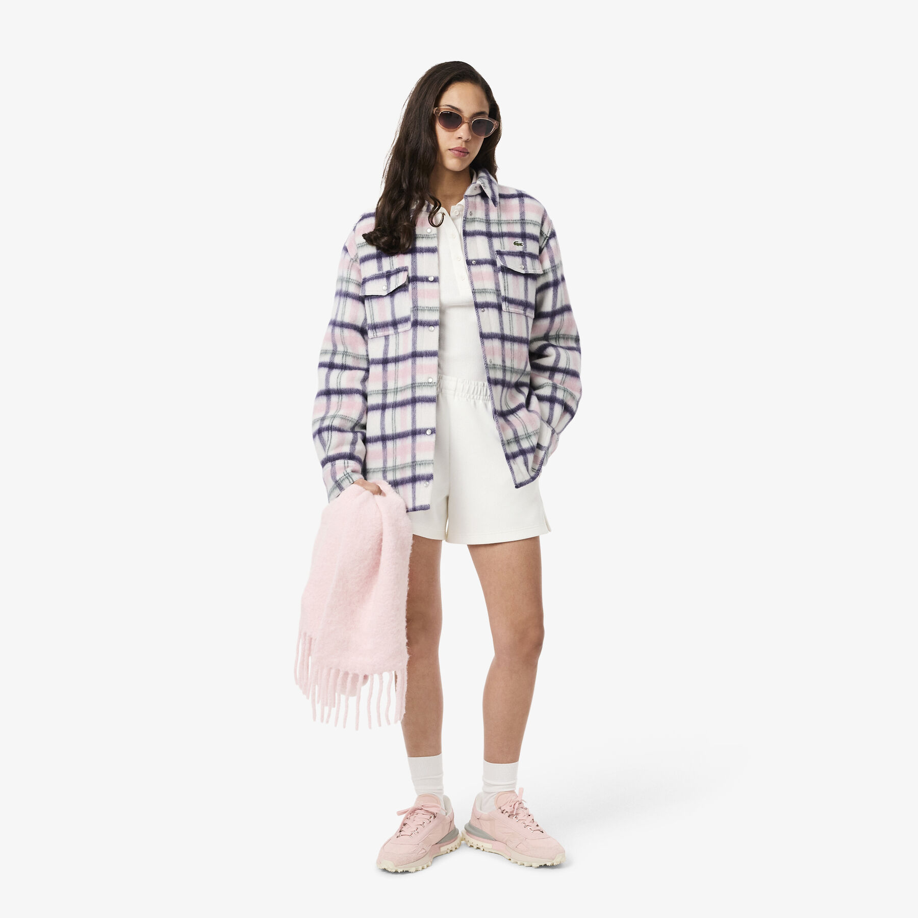 Oversized Quilted Wool Overshirt lacoste oversized quilted wool overshirt