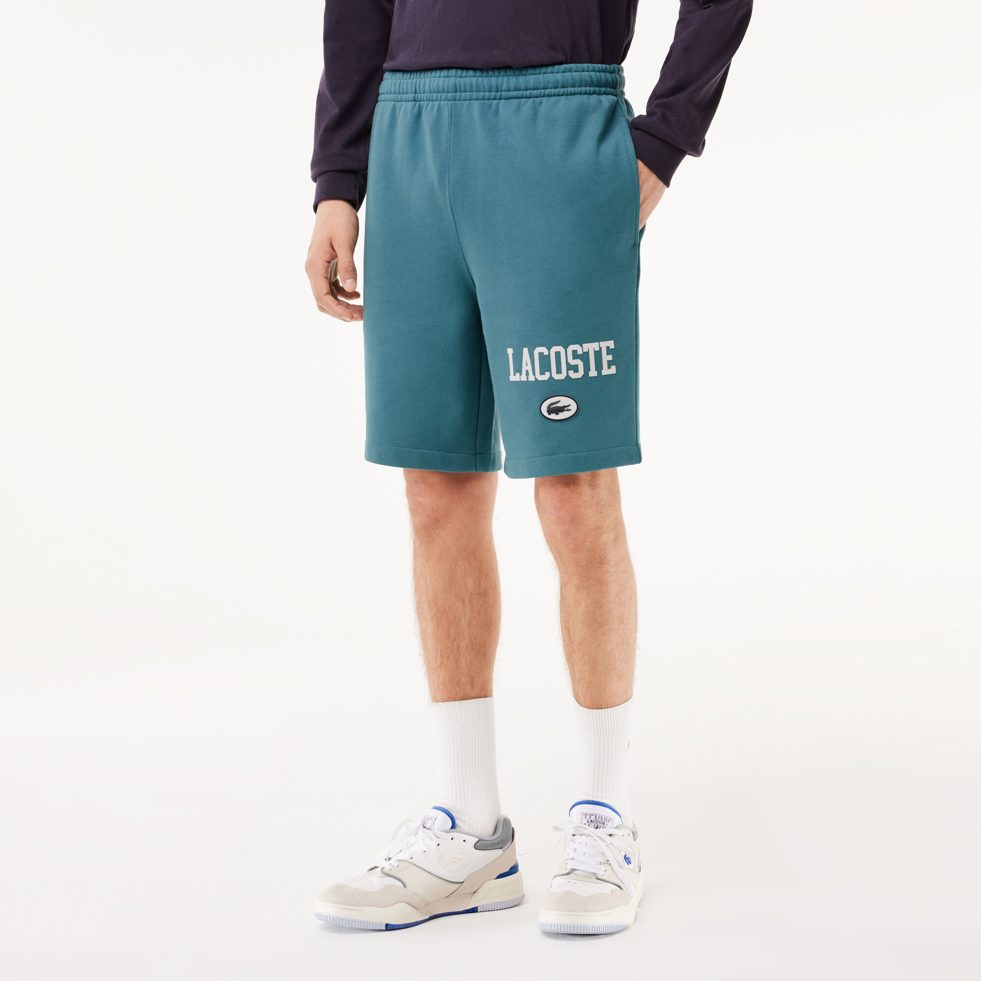 Buy Regular Fit Lacoste Print Jogger Shorts Lacoste QA