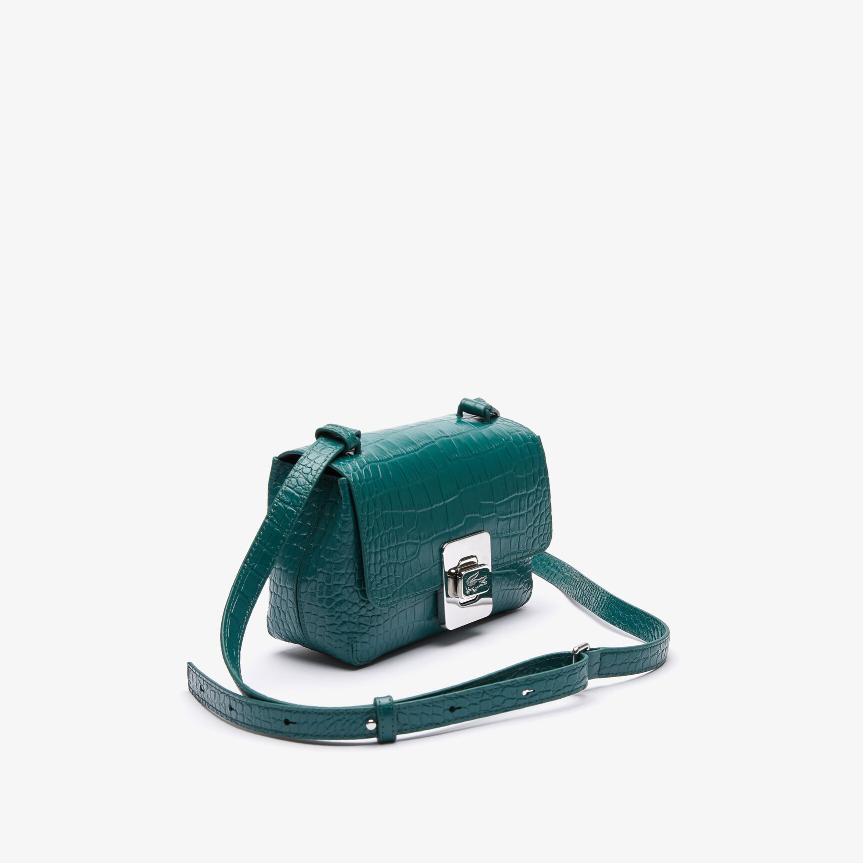 حقيبة يد أميليا جلد منقوش بمشبك معدني للنساء حقيبة يد أميليا جلد منقوش بمشبك معدني للنساء