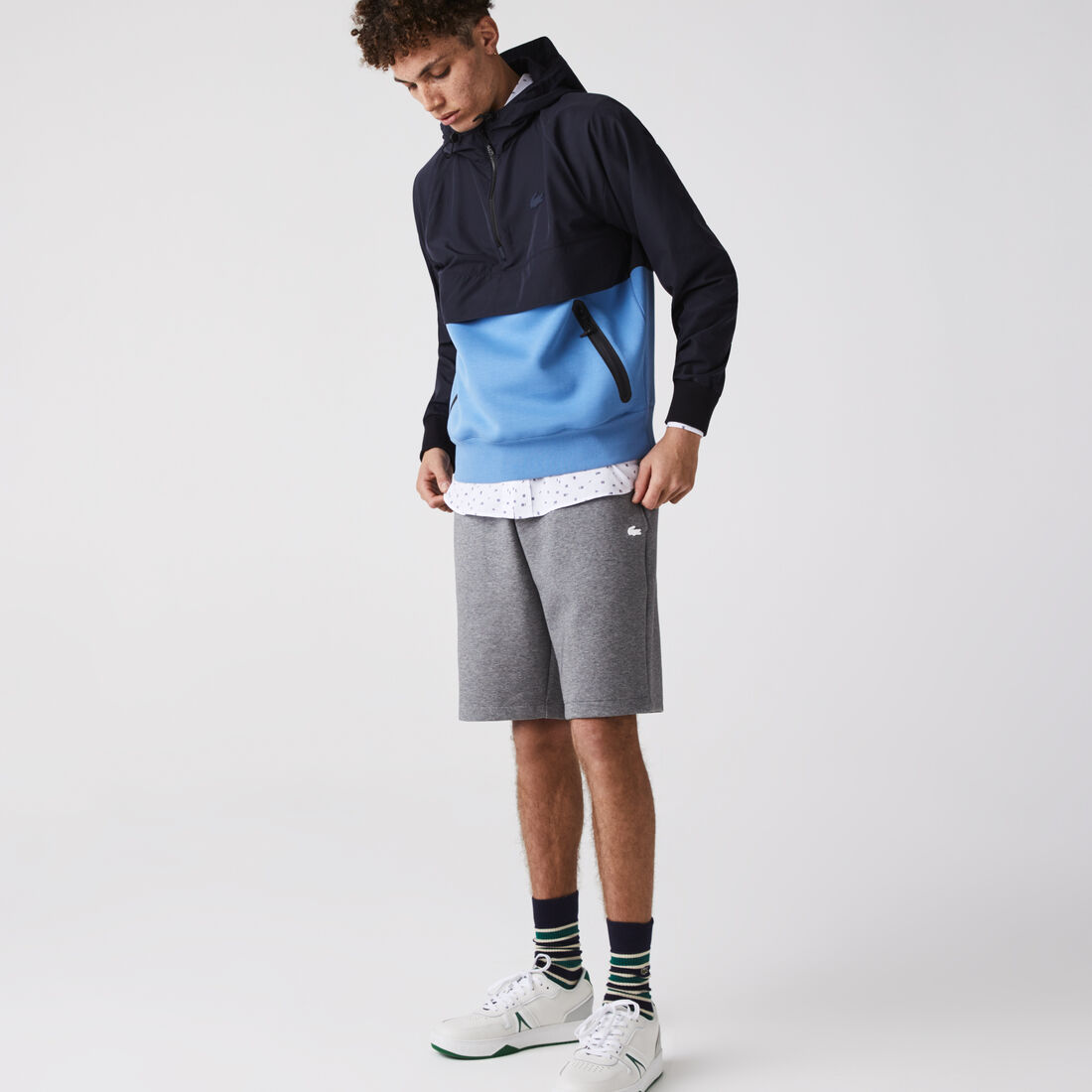 Men’s Bimaterial Pullover Jacket Men’s Bimaterial Pullover Jacket