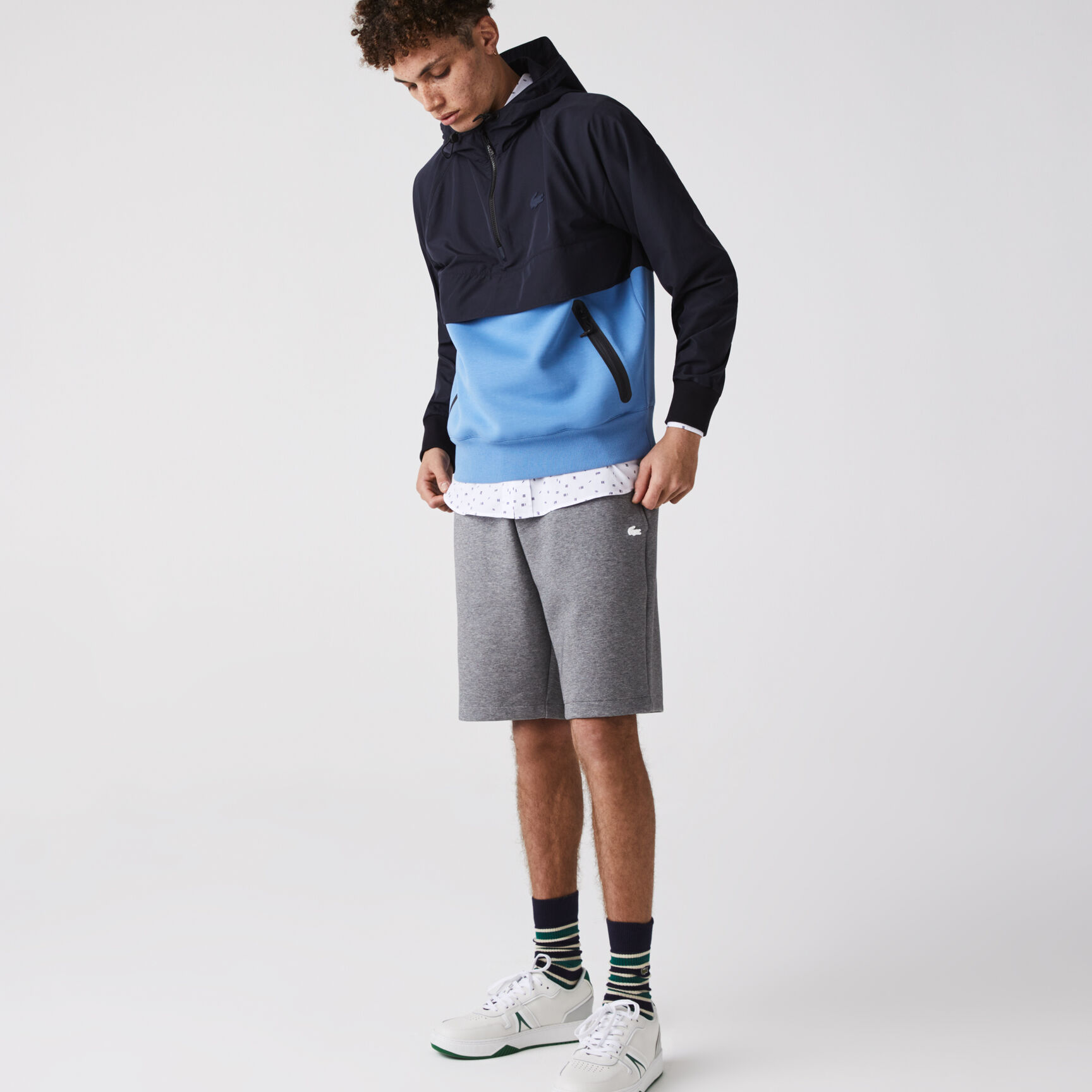 Men’s Bimaterial Pullover Jacket Men’s Bimaterial Pullover Jacket