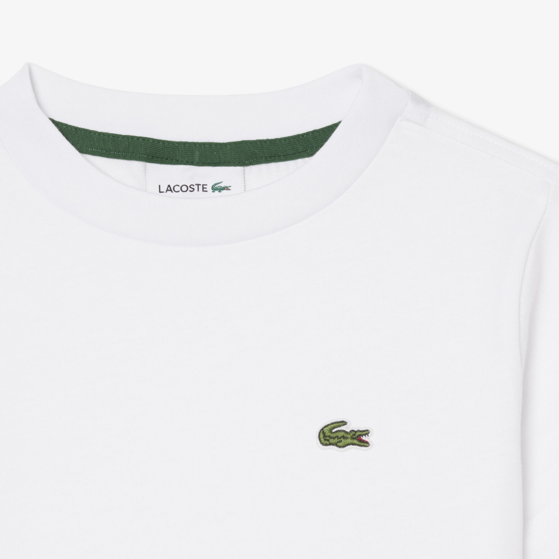 Unisex Cotton Crew Neck T-shirt lacoste unisex cotton crew neck t shirt