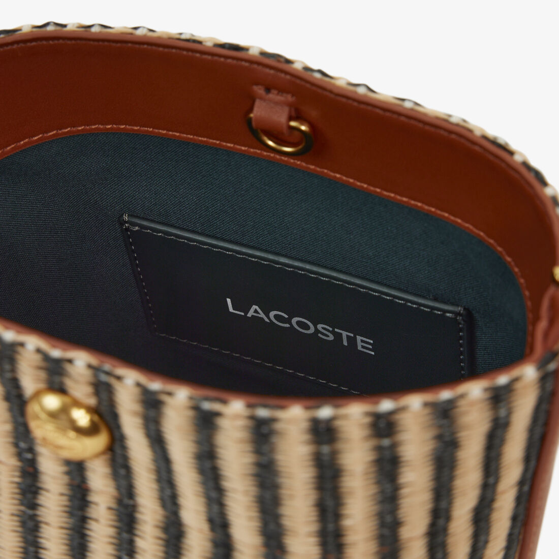 حقيبة دلو صغيرة من الرافيا مناسبة لفصل الصيف حقيبة دلو صغيرة من الرافيا مناسبة لفصل الصيف