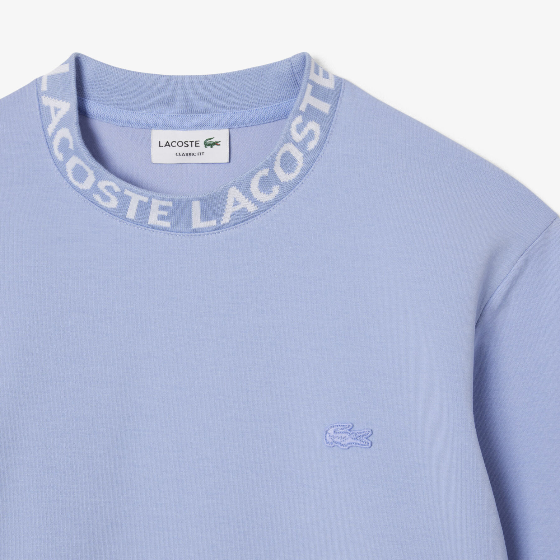 Jacquard Branded Jersey Sweatshirt lacoste jacquard branded jersey sweatshirt