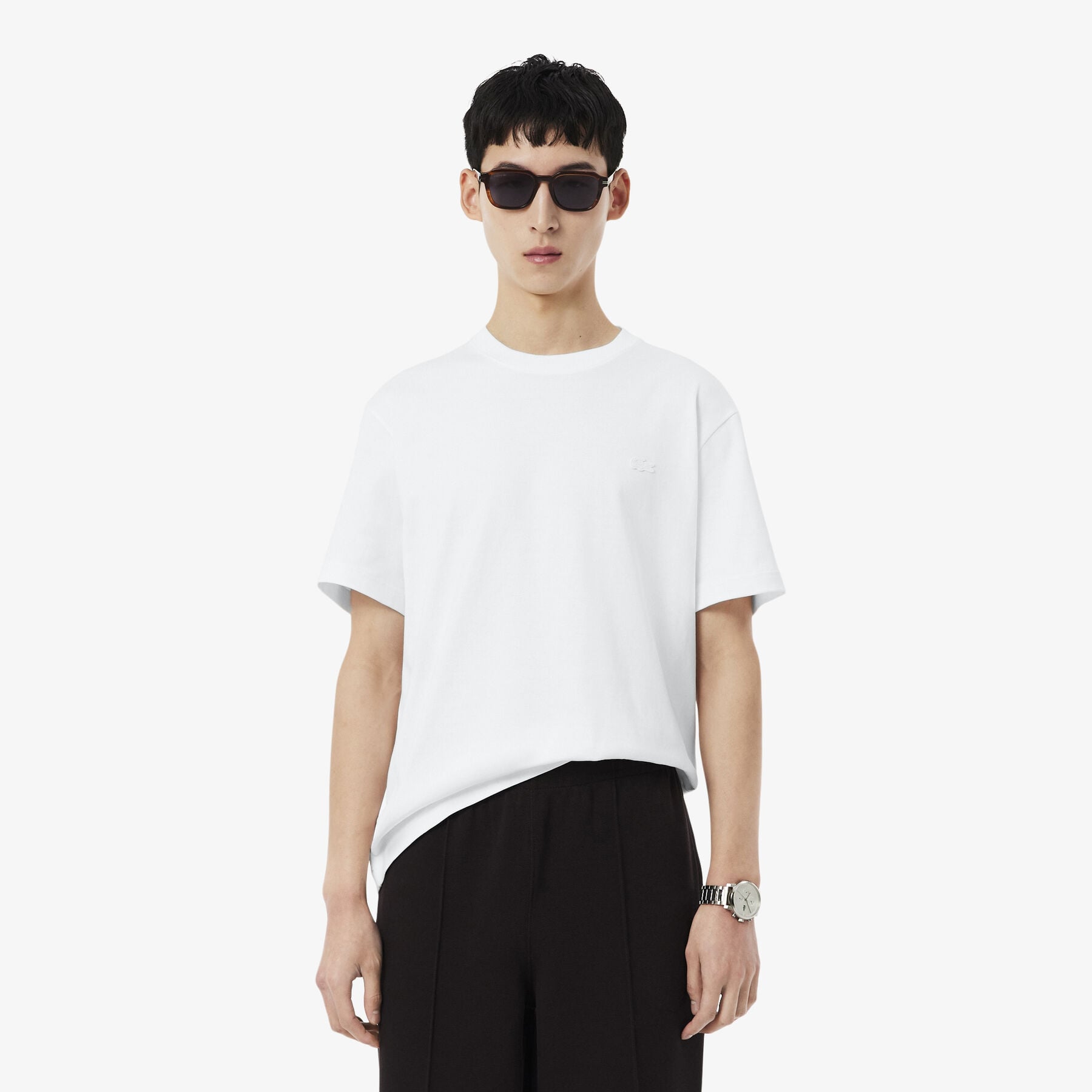 Printed Jersey T-shirt lacoste printed jersey t shirt