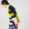 لاكوست قميص بولو قطني للرجال تصميم الرجبي بكتل لونية وقصة فضفاضة مجموعة lacoste live