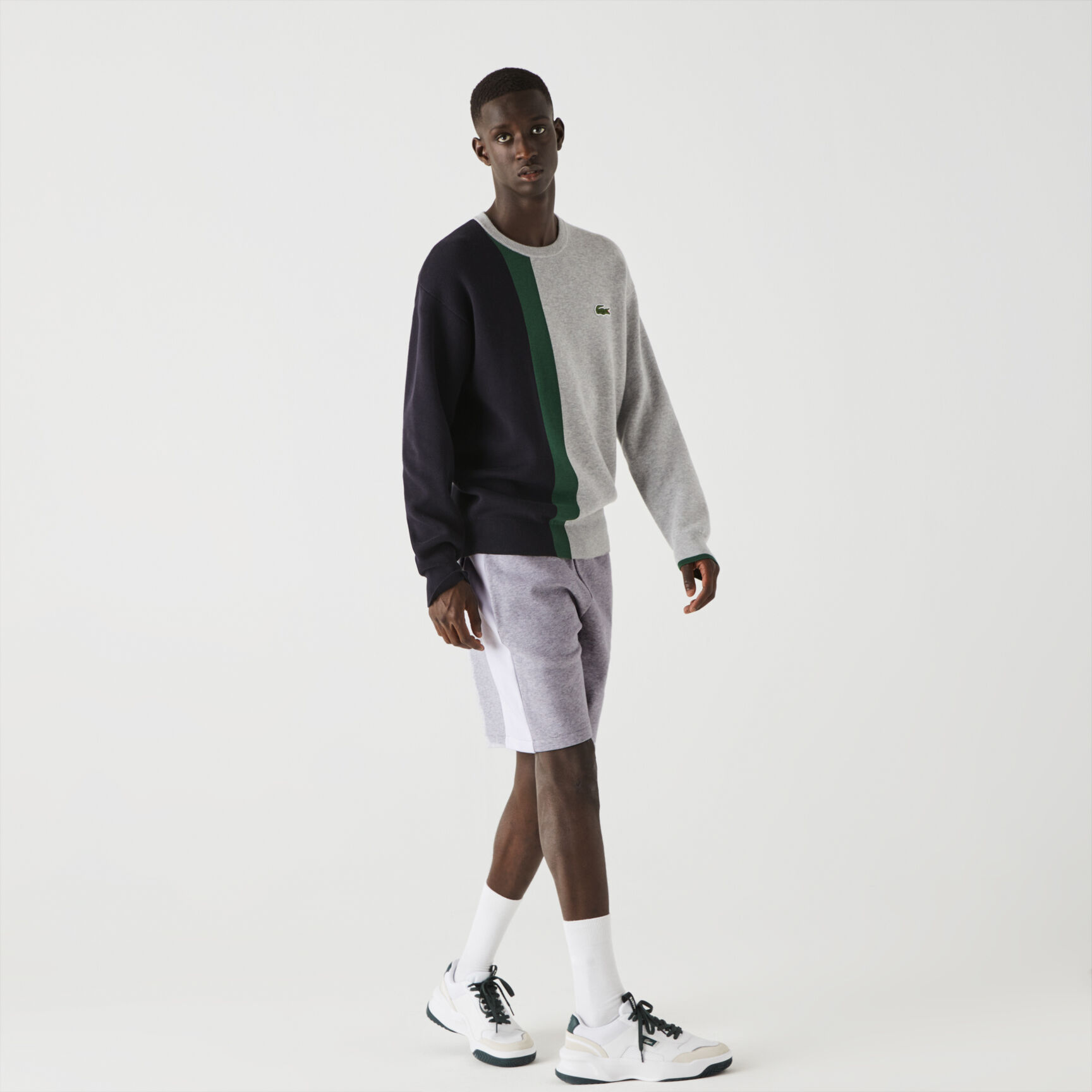 Men's Lacoste SPORT Contrast Band Fleece Shorts