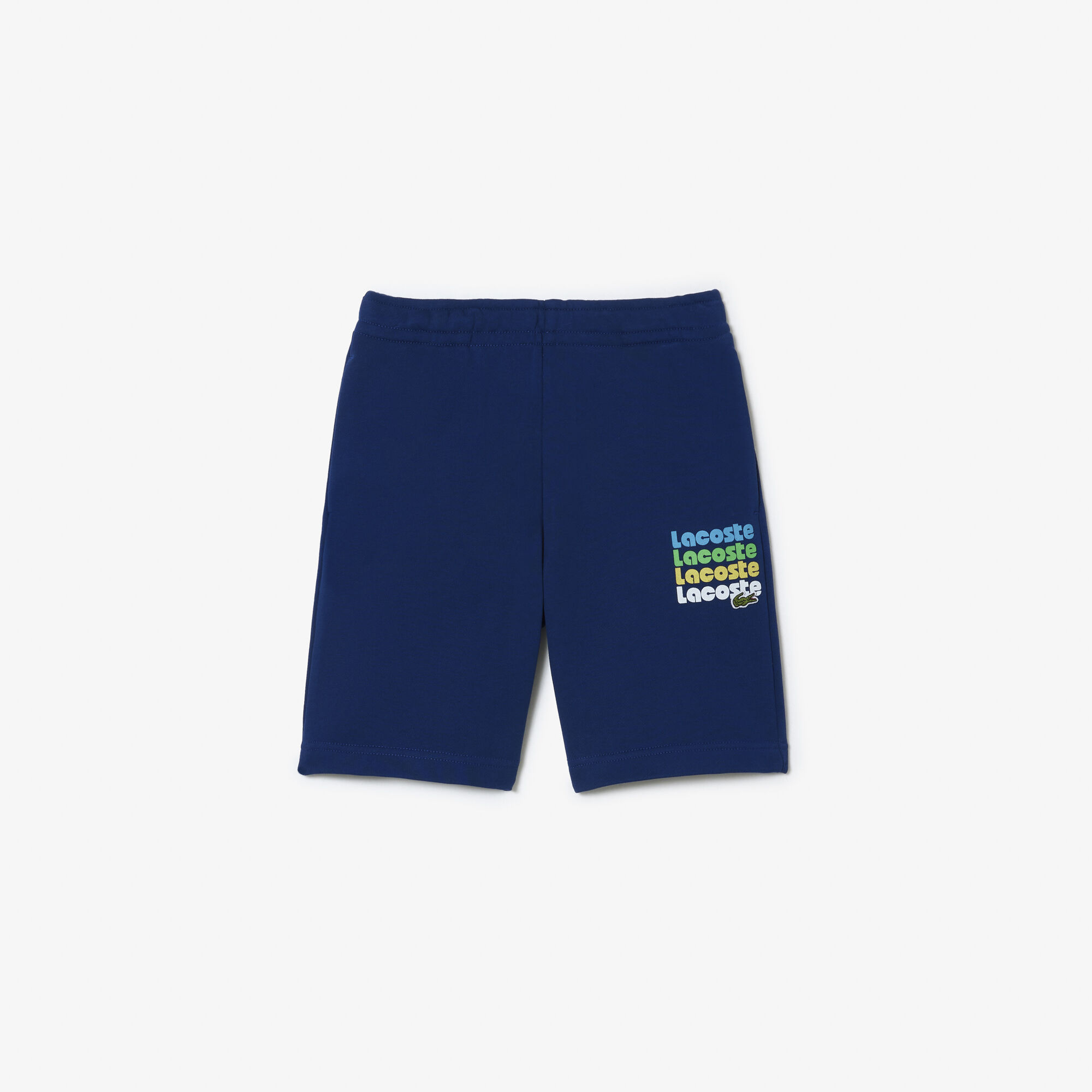 Lacoste fleece shorts blue outlet