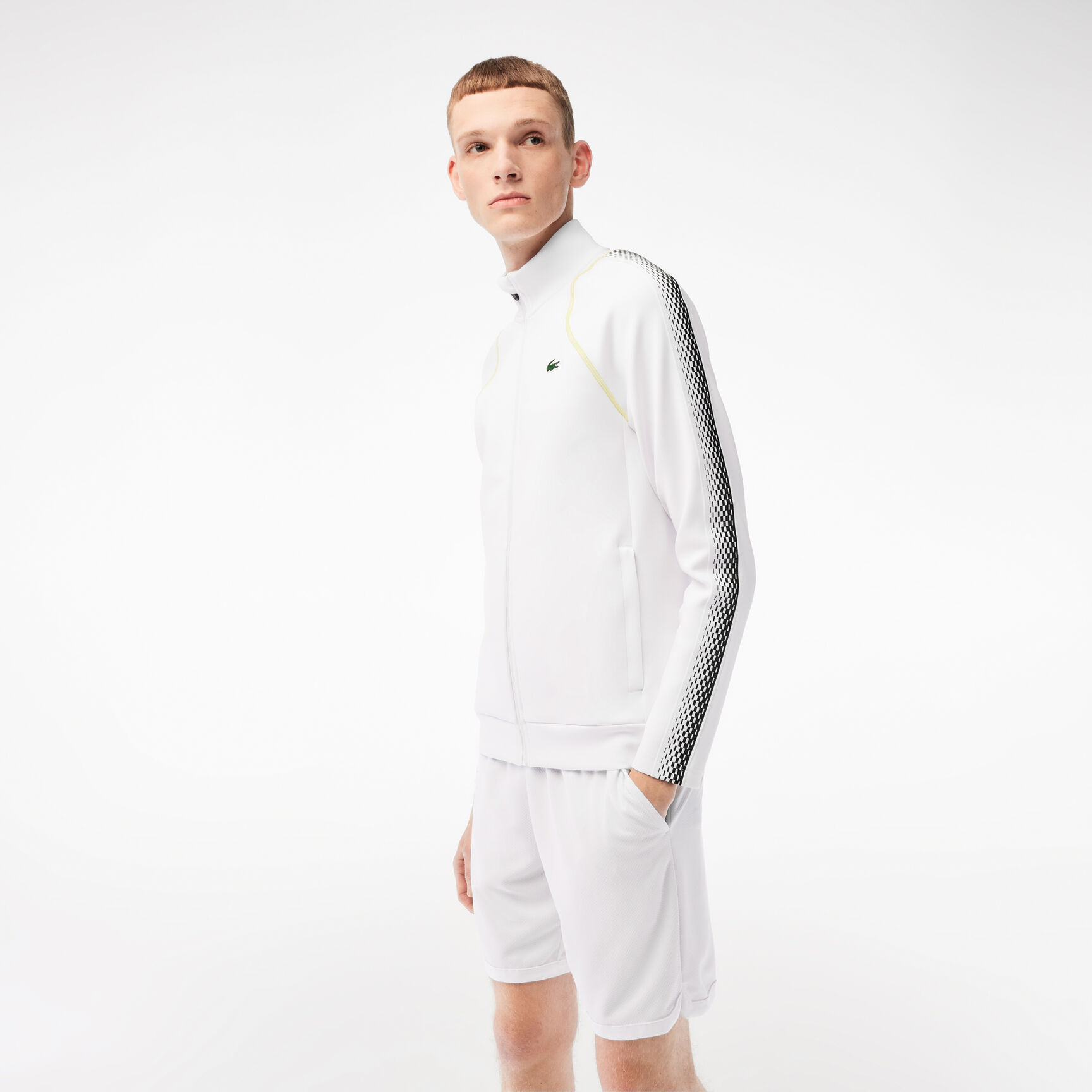 سويت شيرت بسحّاب للرجال مجموعة Lacoste Tennis x Daniil Medvedev سويت شيرت بسحّاب للرجال مجموعة Lacoste Tennis x Daniil Medvedev