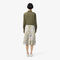 Topography Print Pleated Skirt Topography Print Pleated Skirt