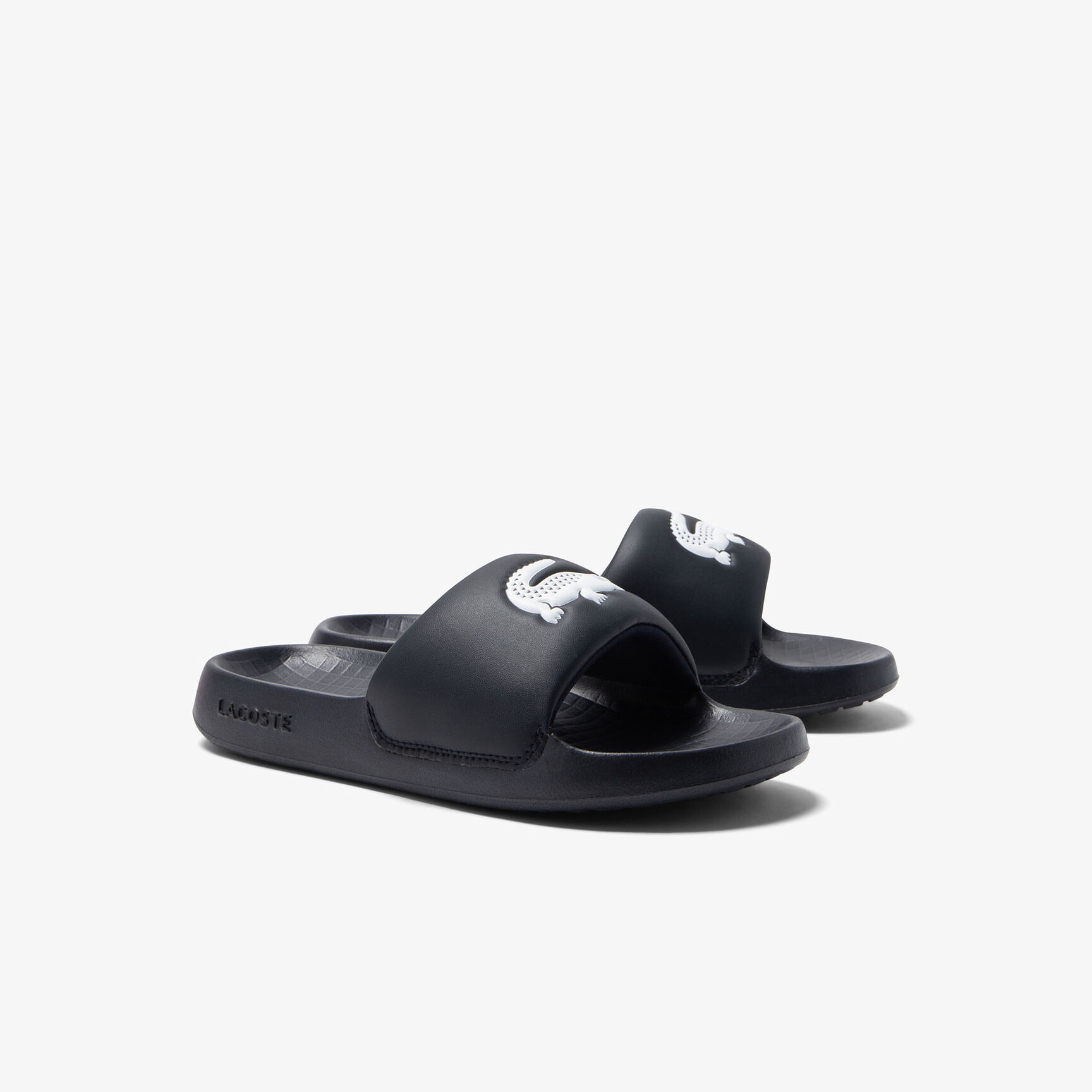 Men's Lacoste Croco 1.0 Synthetic Slides Men's Lacoste Croco 1.0 Synthetic Slides