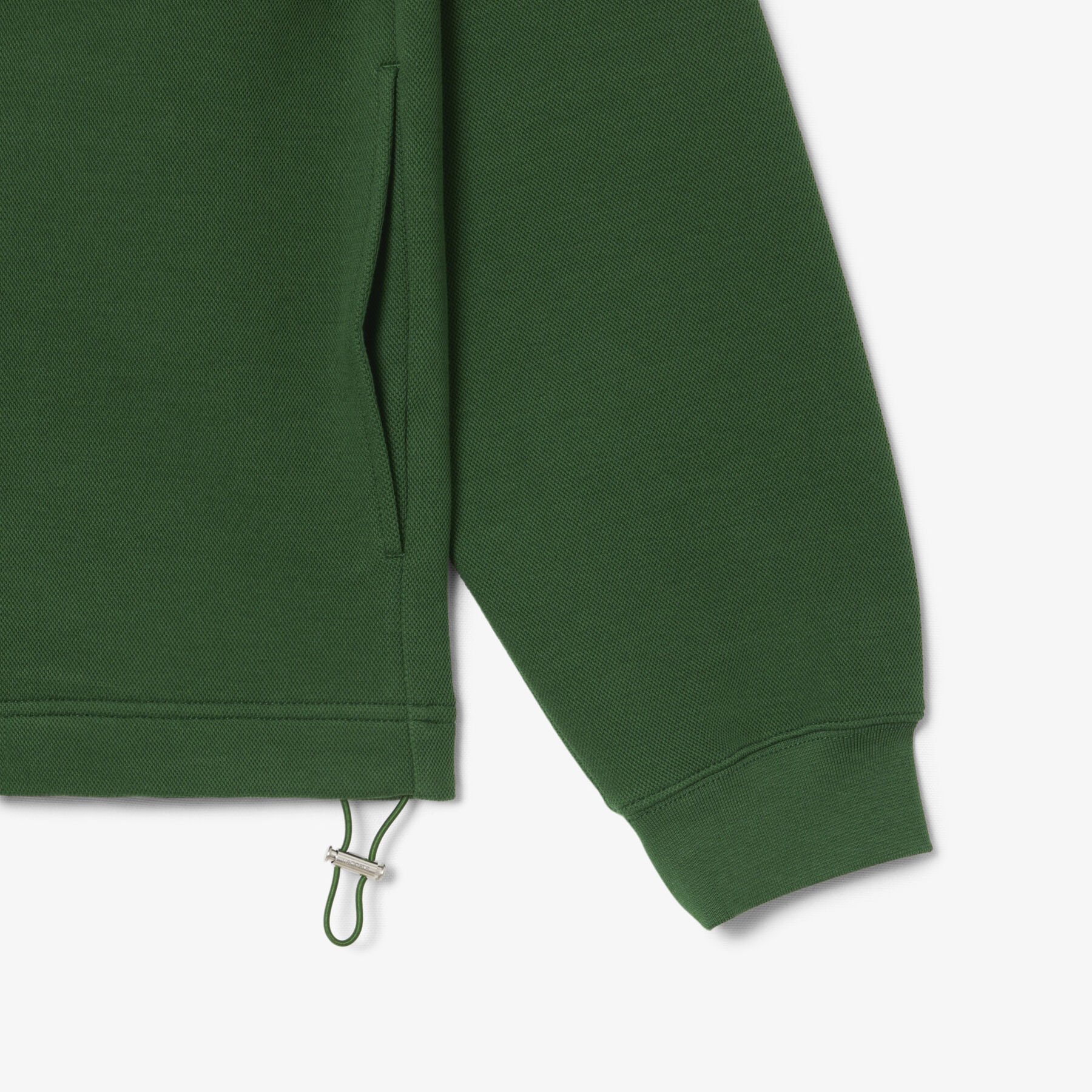 lacoste loose fit signature badge sweatshirt