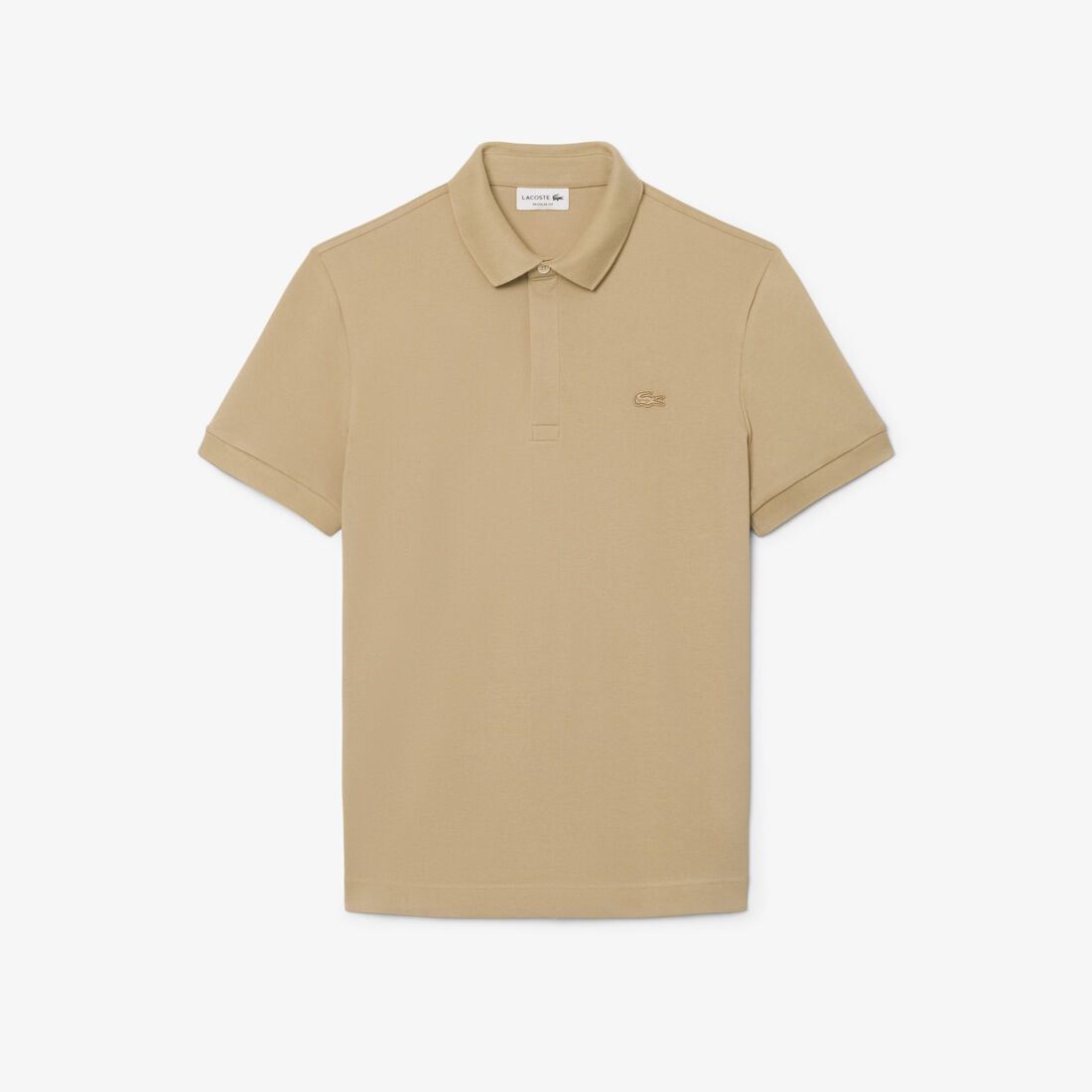 lacoste regular fit paris stretch pique polo shirt