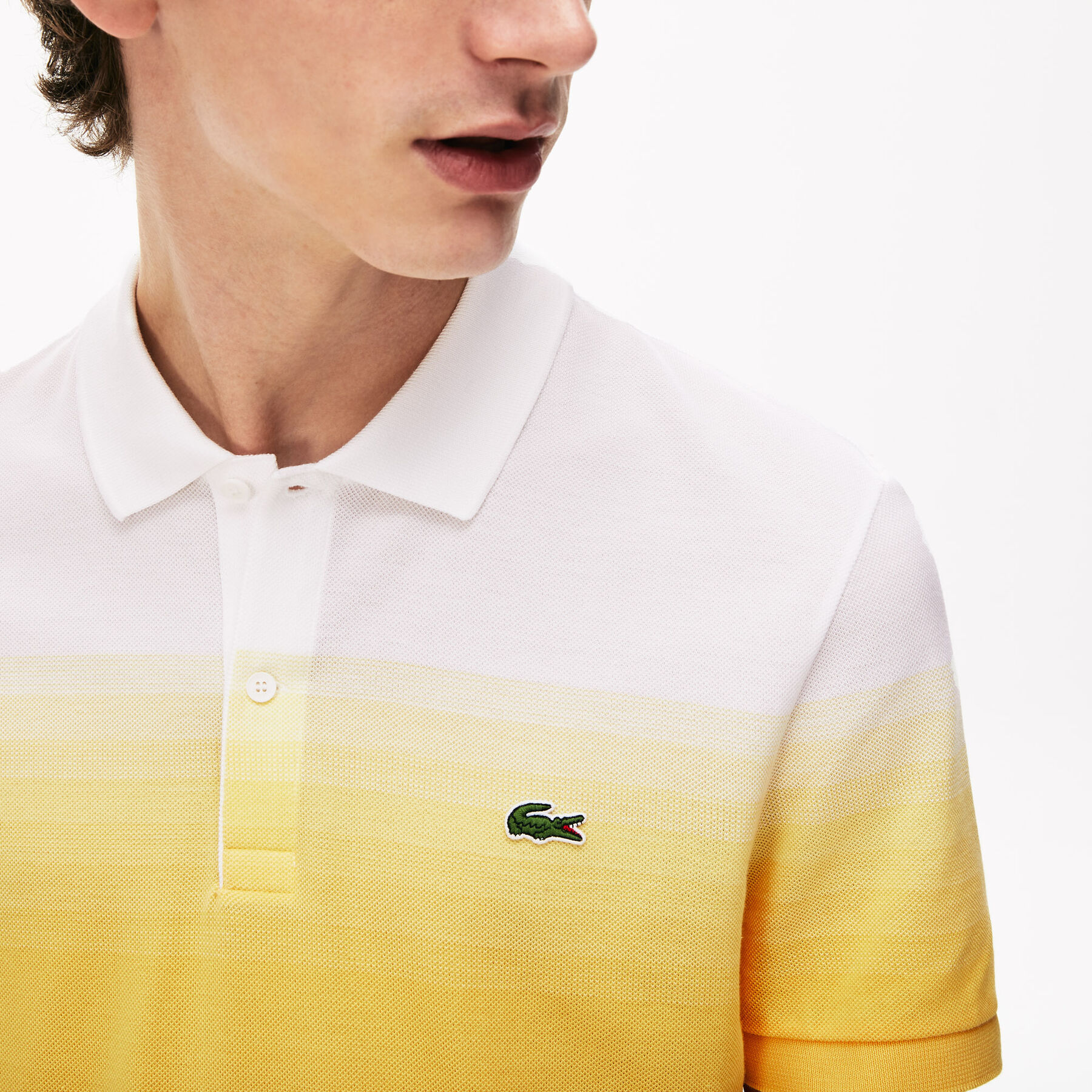 قميص بولو للرجال Lacoste من مجموعة Made in France قصة عادية من قطن البيكيه لاكوست قميص بولو للرجال lacoste من مجموعة made in france قصة عادية من قطن البيكيه