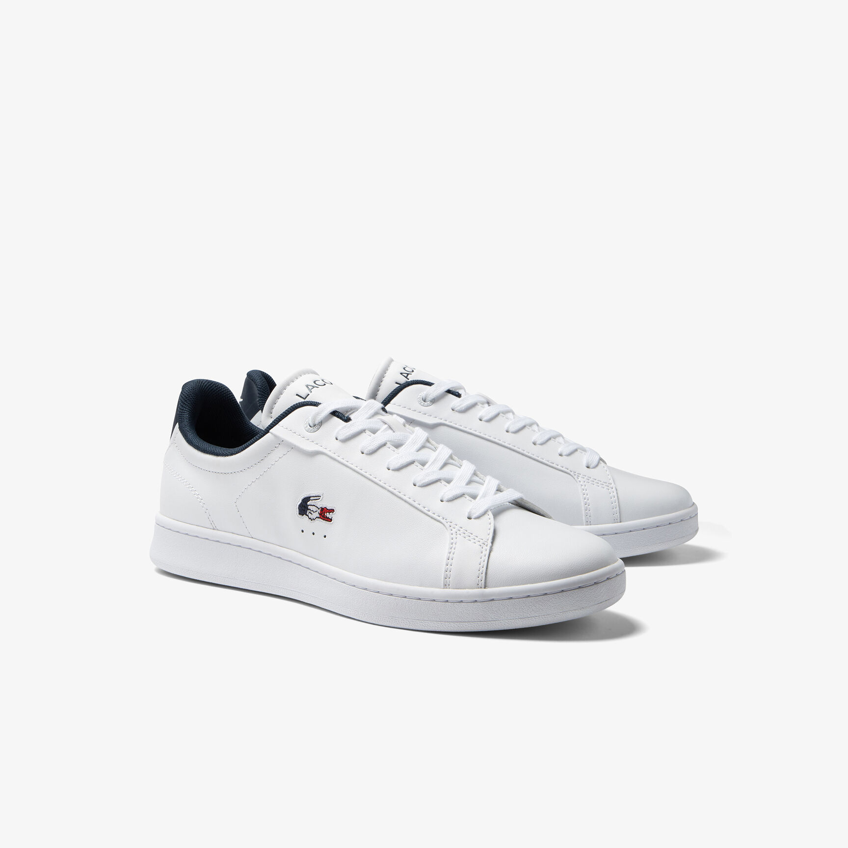 Buy Men's Lacoste Carnaby Pro Leather Tricolour Trainers | Lacoste QA