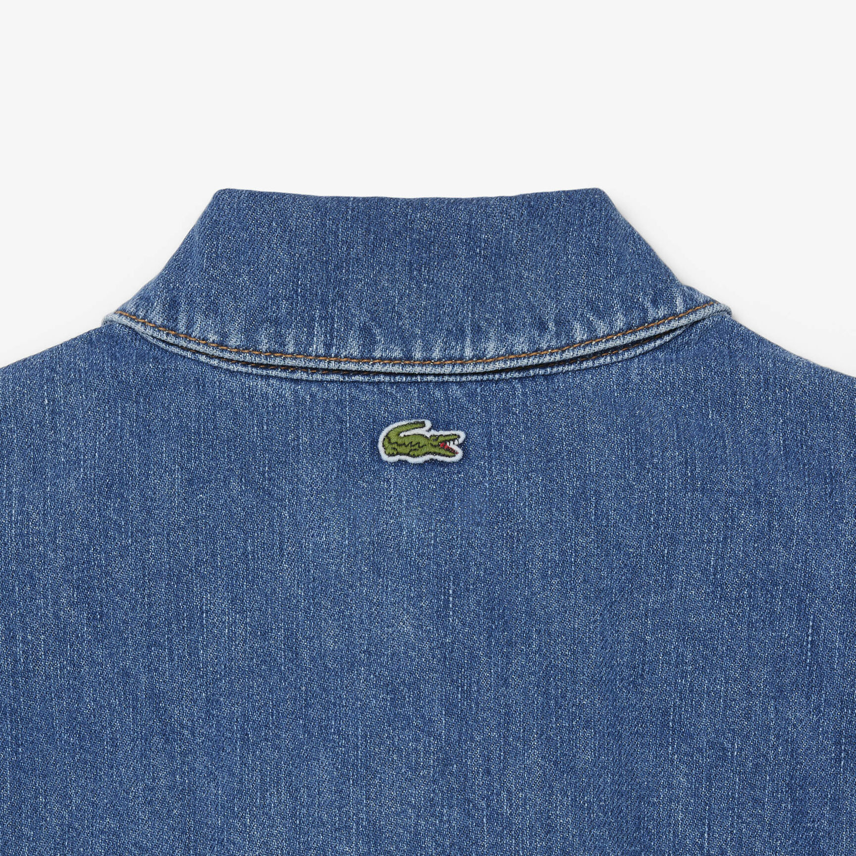 Oversized Lightweight Denim Polo Shirt Oversized Lightweight Denim Polo Shirt