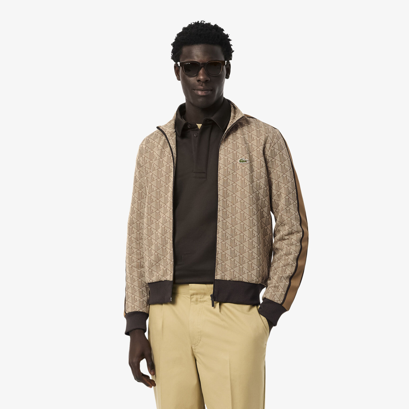 Paris Zip-Up Jacquard Track Jacket